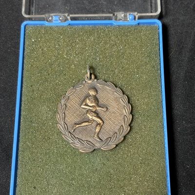 Vintage 1972 Munich Summer Olympics Bronze Medal - Runner Design