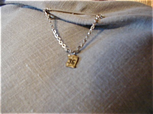 1936 High School Tie Clasp