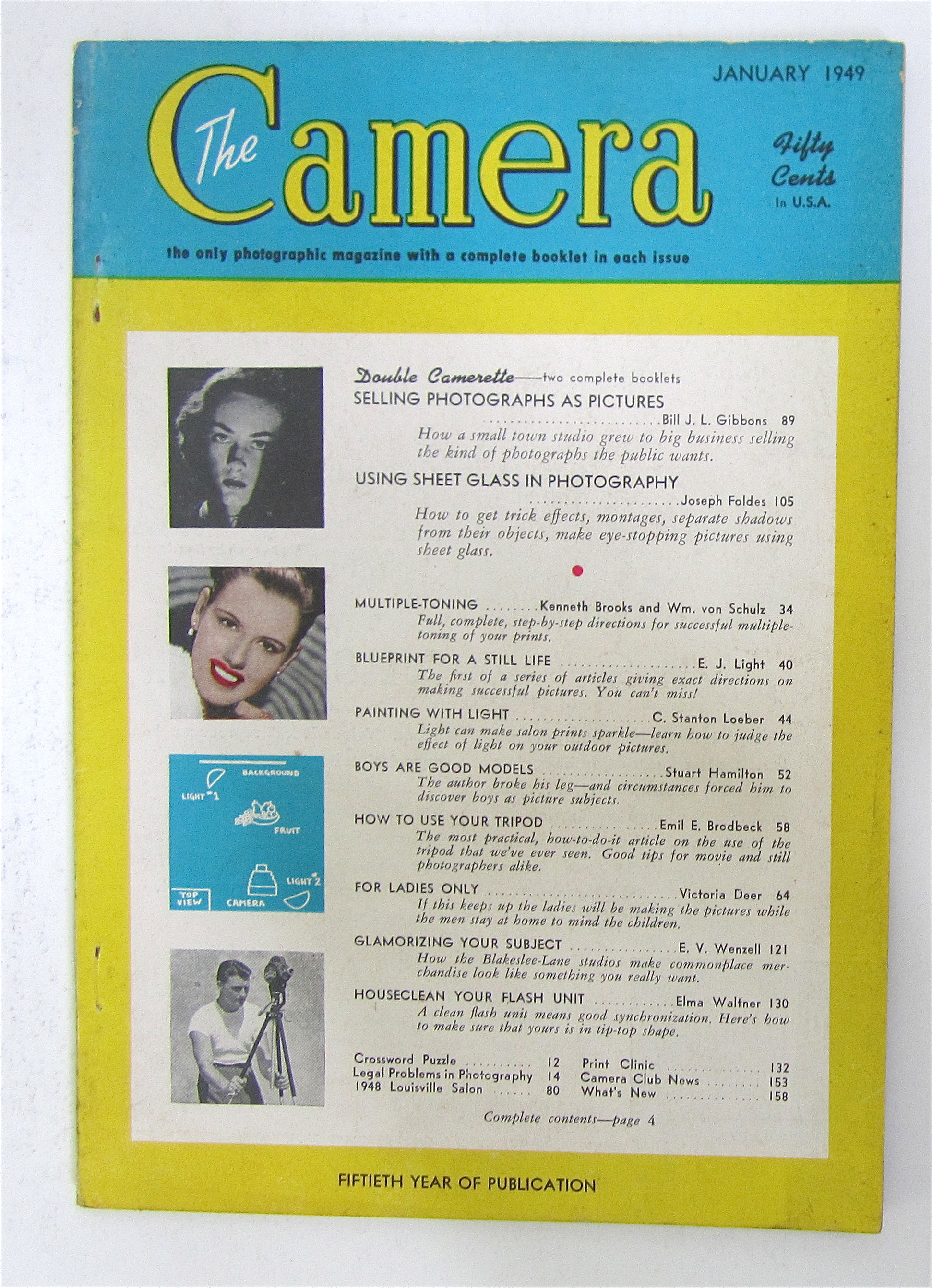 The Camera Magazine January 1949 Selling Photographs