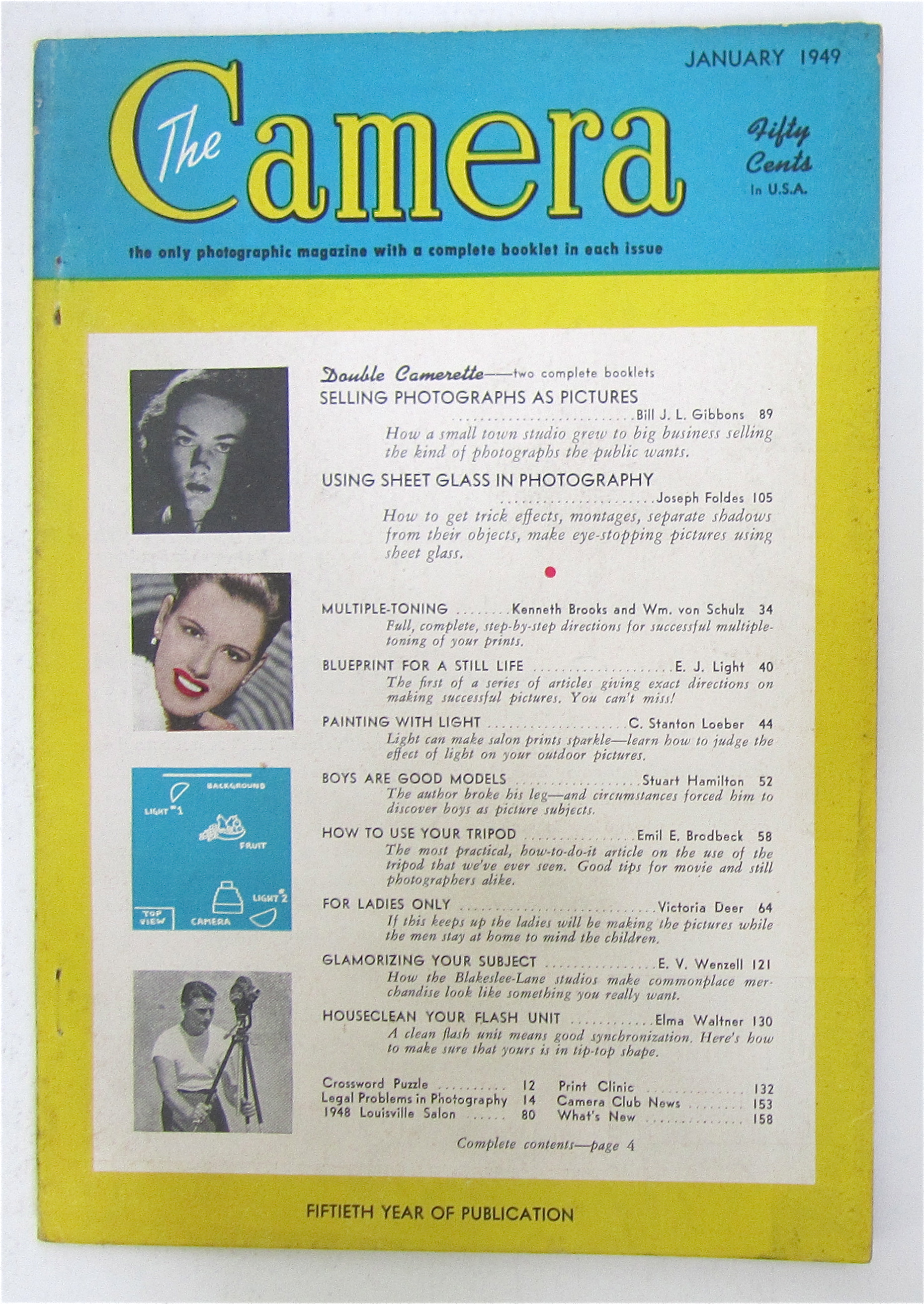 The Camera Magazine January 1949 Selling Photographs