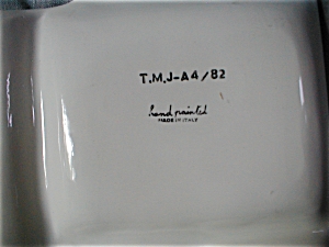 Majolica Square Serving Dish