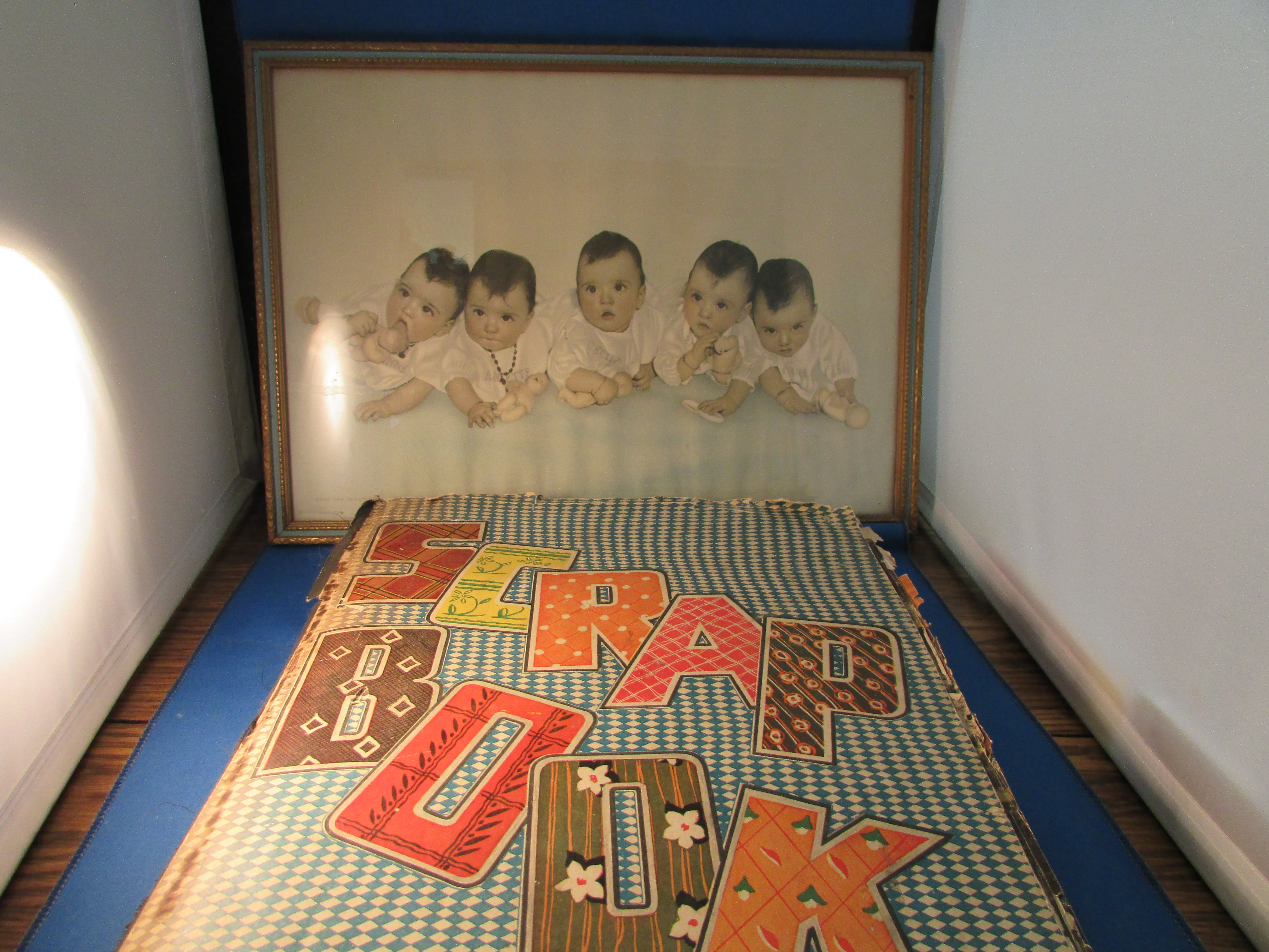 Picture and Scrapbook of the Dionne Quituplets