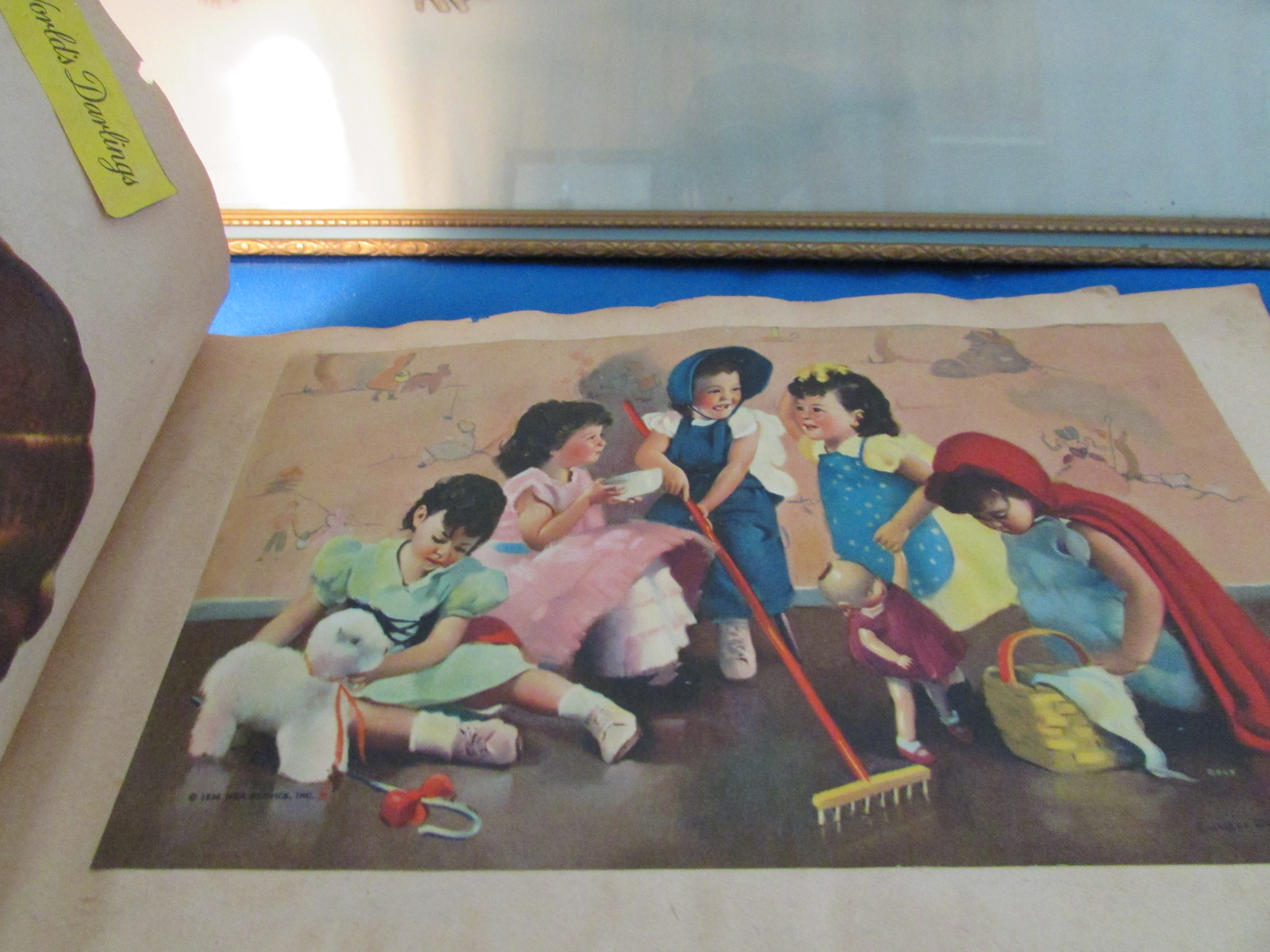 Picture and Scrapbook of the Dionne Quituplets
