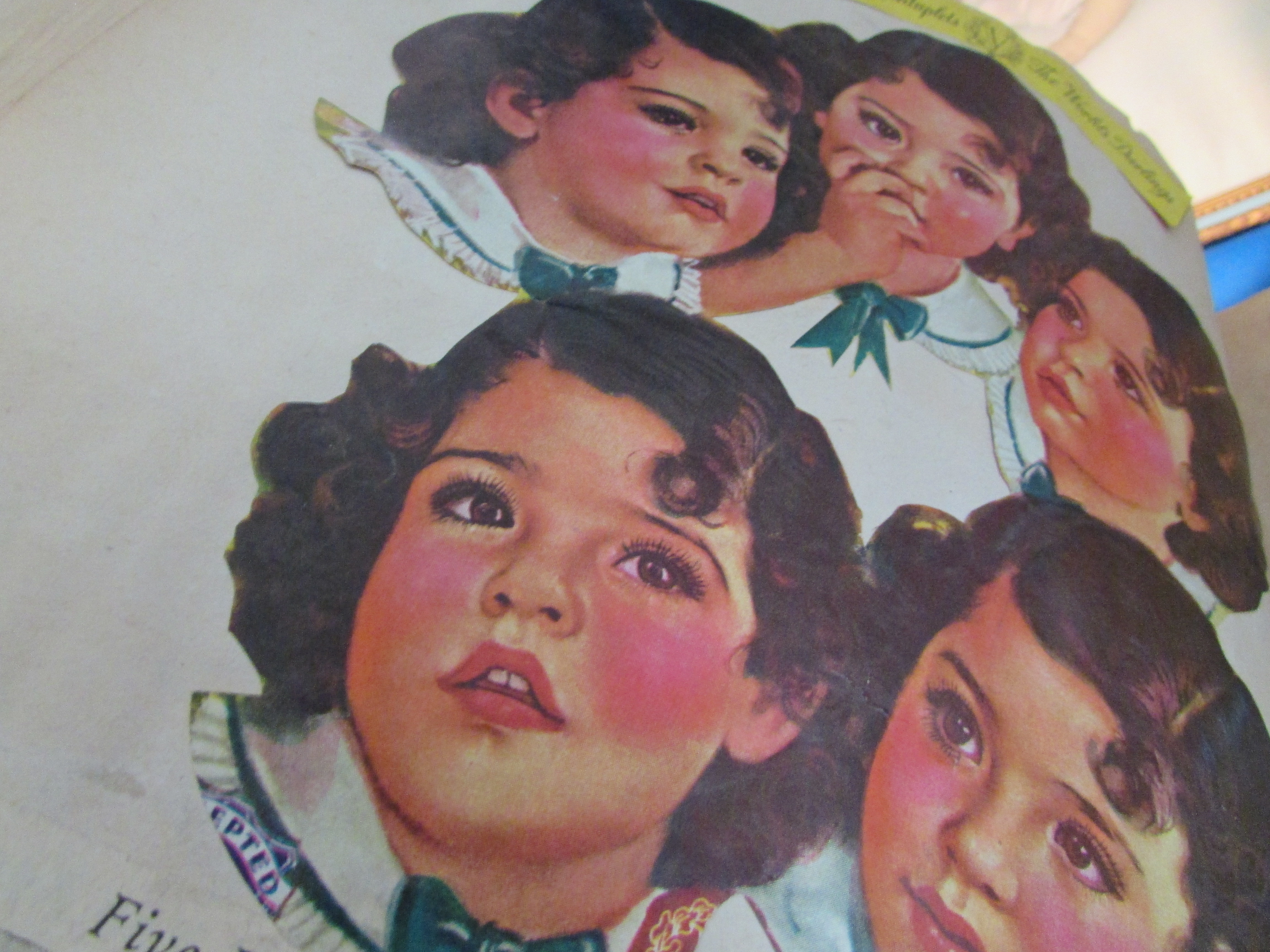 Picture and Scrapbook of the Dionne Quituplets