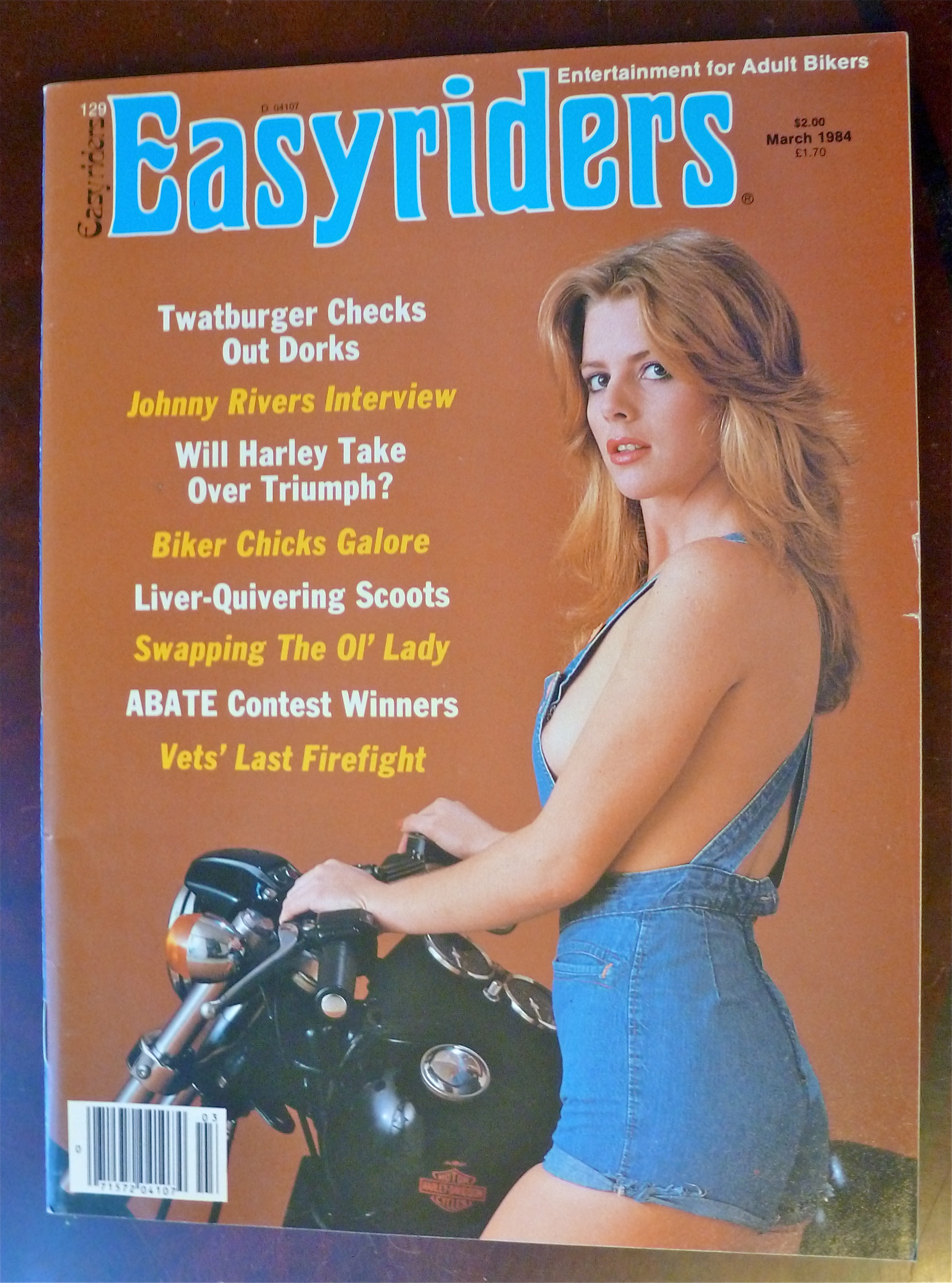 Easyriders March 1984 Johnny Rivers