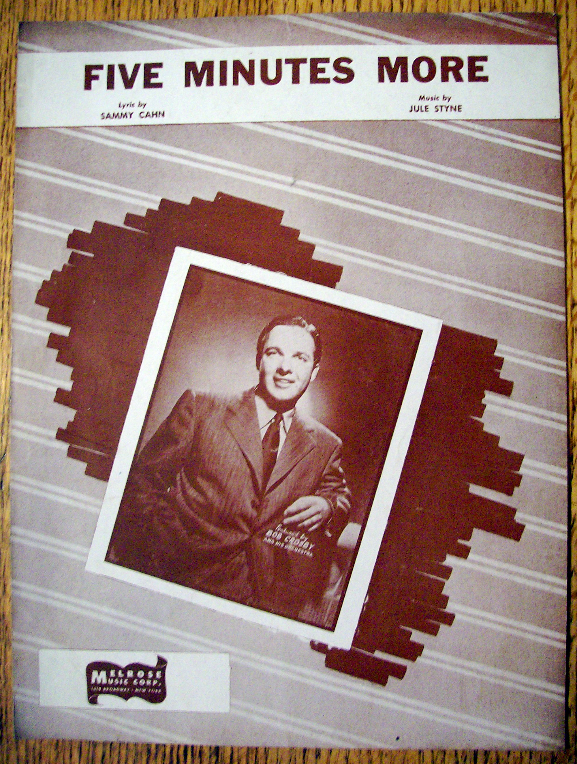 1946 Five Minutes More (Bob Crosby Cover)