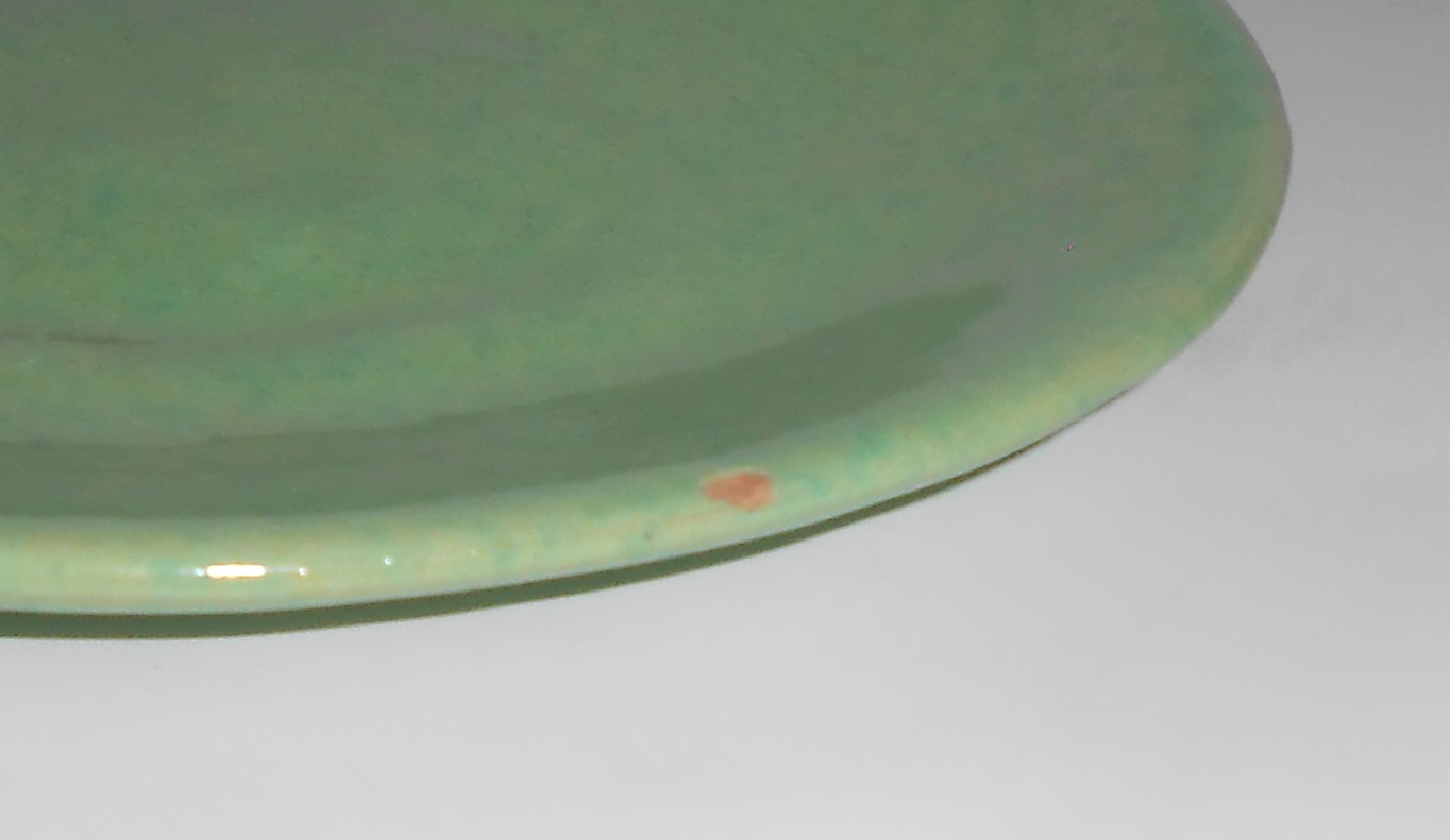 Brayton Laguna Pottery Chartreuse w/Speckles 7-1/4'' Pl