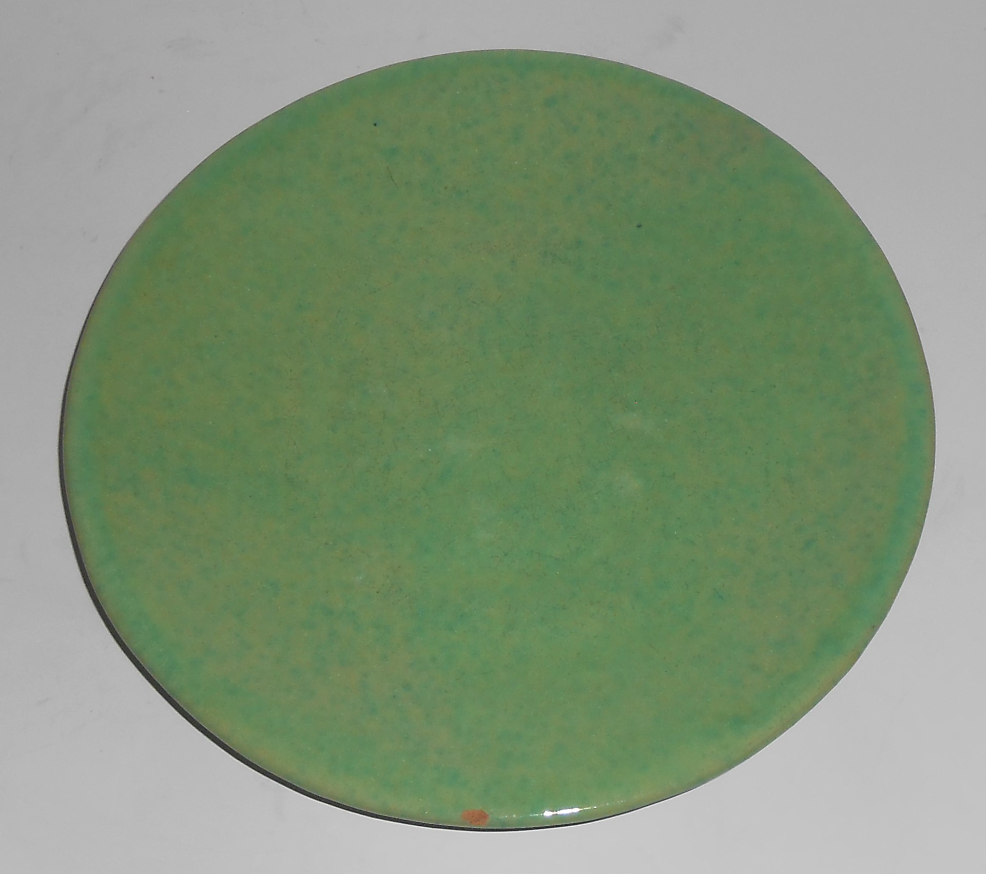 Brayton Laguna Pottery Chartreuse w/Speckles 7-1/4'' Pl