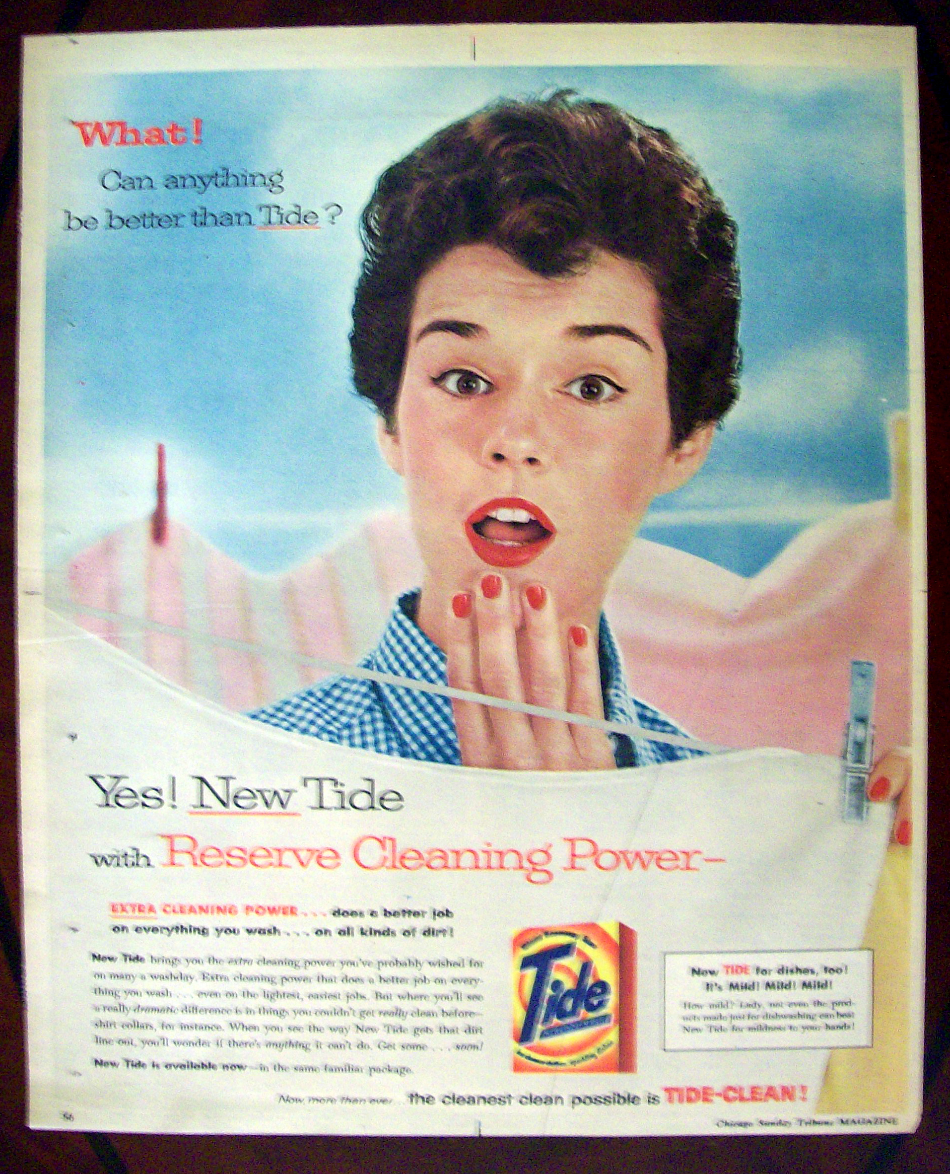 Vintage Ad: 1957 Tide
