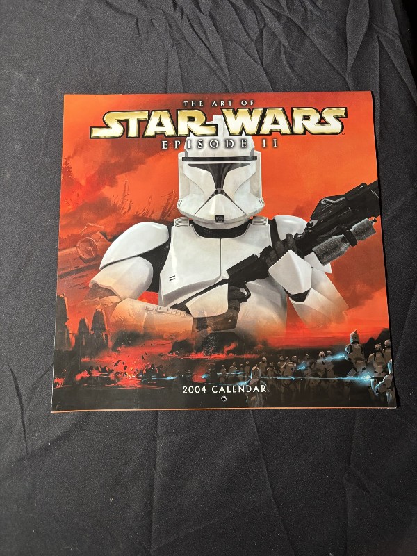 Star Wars Episode II The Art of Star Wars 2004 Wall Calendar Lucasfilm Publishing