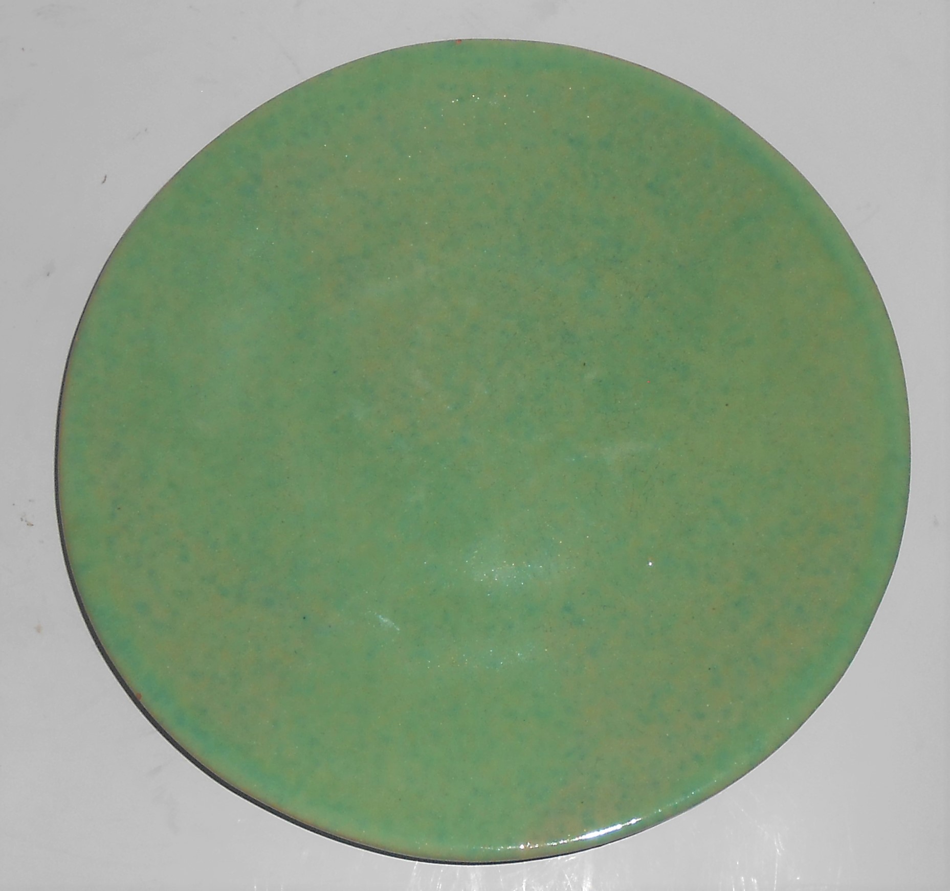 Brayton Laguna Pottery Chartreuse w/Speckles 7-3/8'' Pl