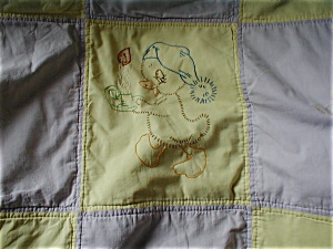 Hand Made and Embroidered Quilt