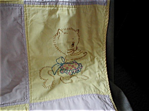 Hand Made and Embroidered Quilt