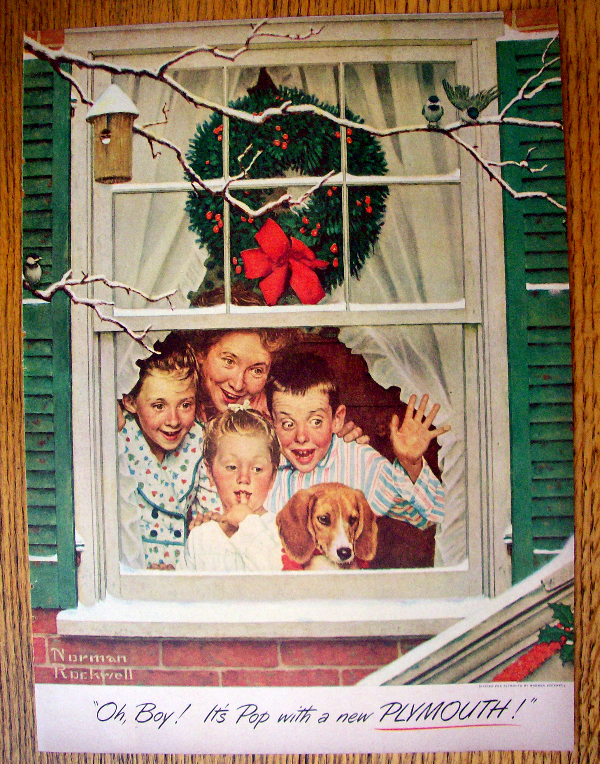 1951 Plymouth By Norman Rockwell
