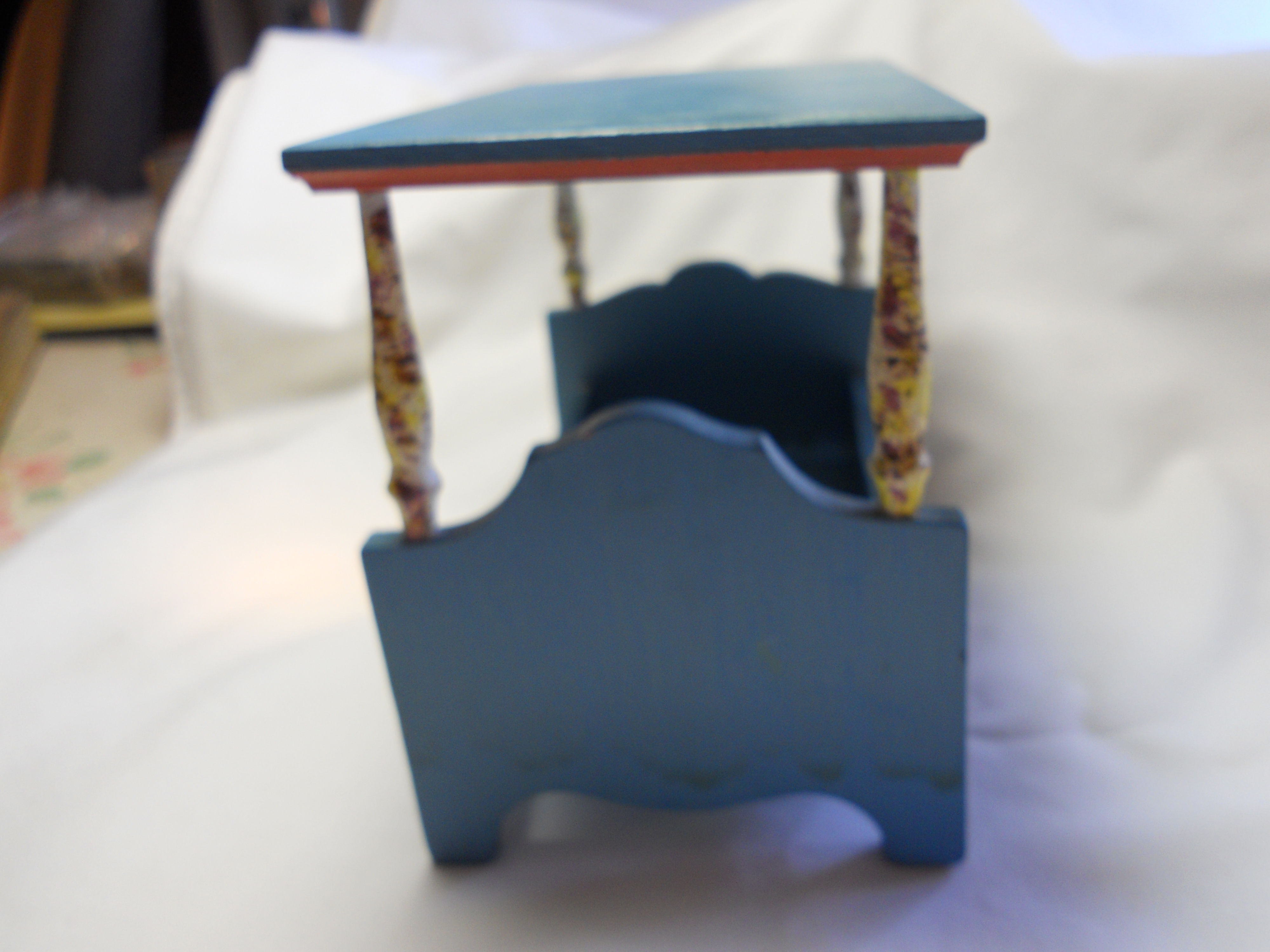 Doll Bed Wood West Germany