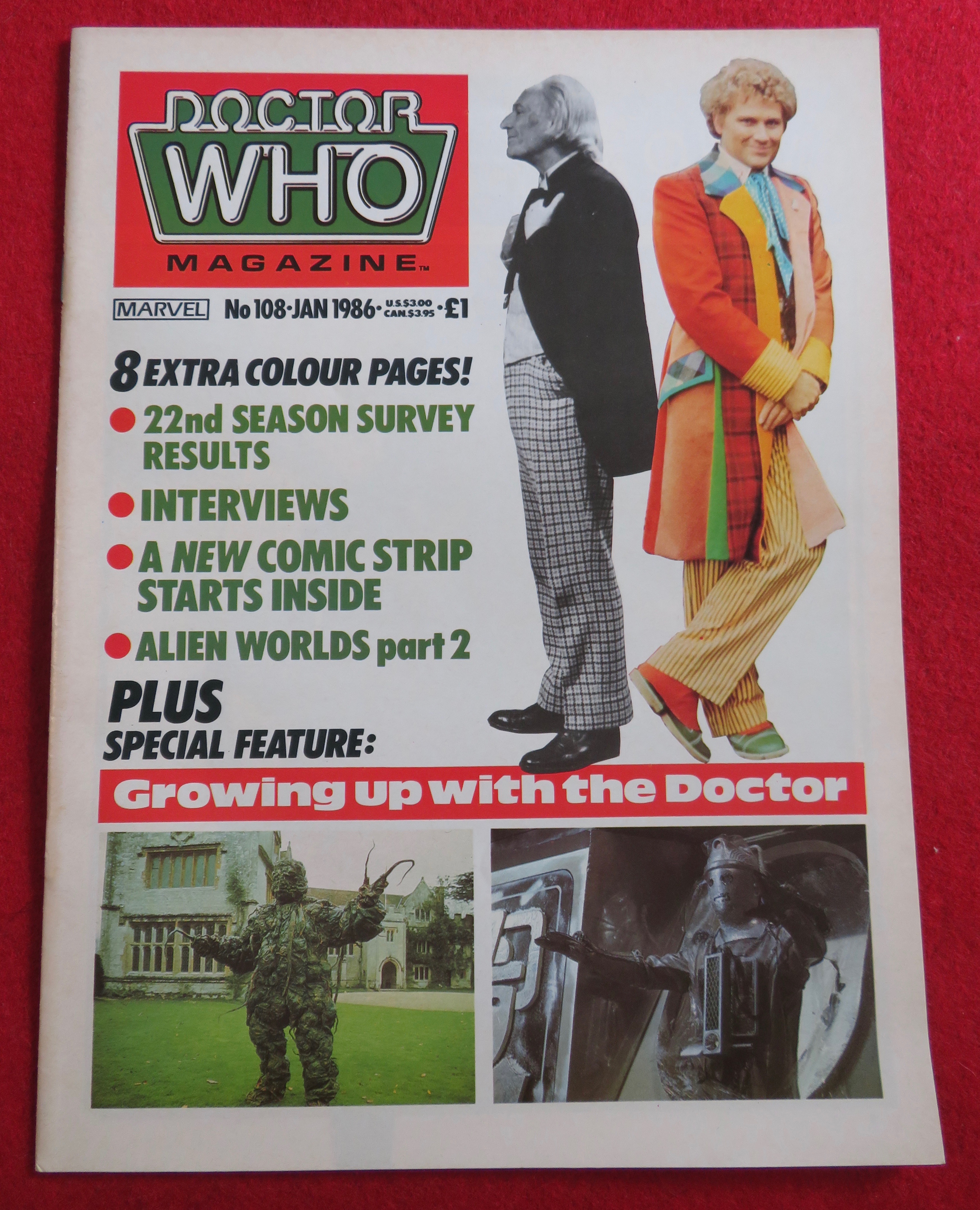 Doctor (Dr) Who Magazine January 1986