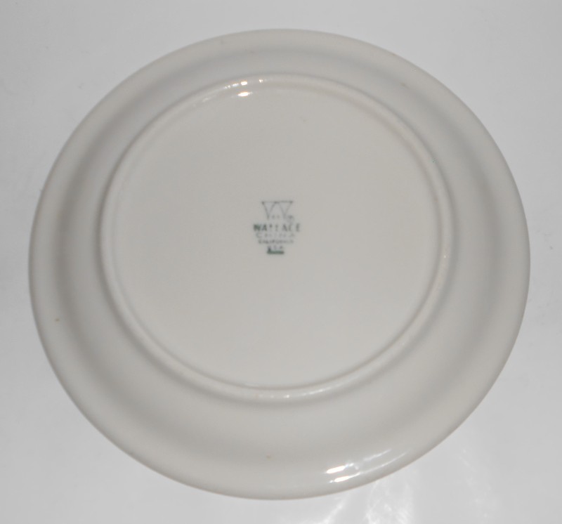 VINTAGE Wallace China Restaurant Ware Western Cowboys Lasso Dinner Plate