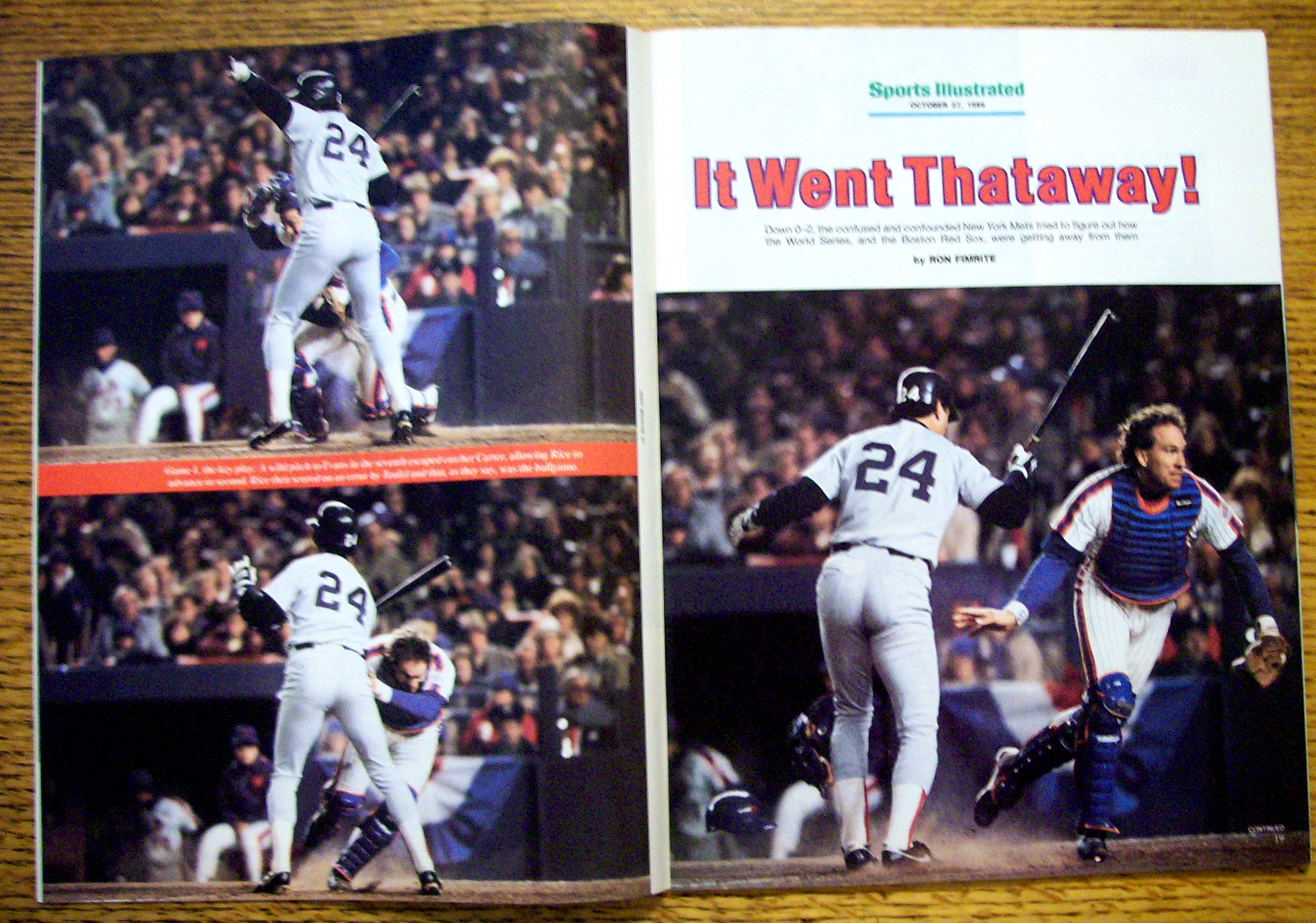 Sports Illustrated Magazine-October 27, 1986-Jim Rice