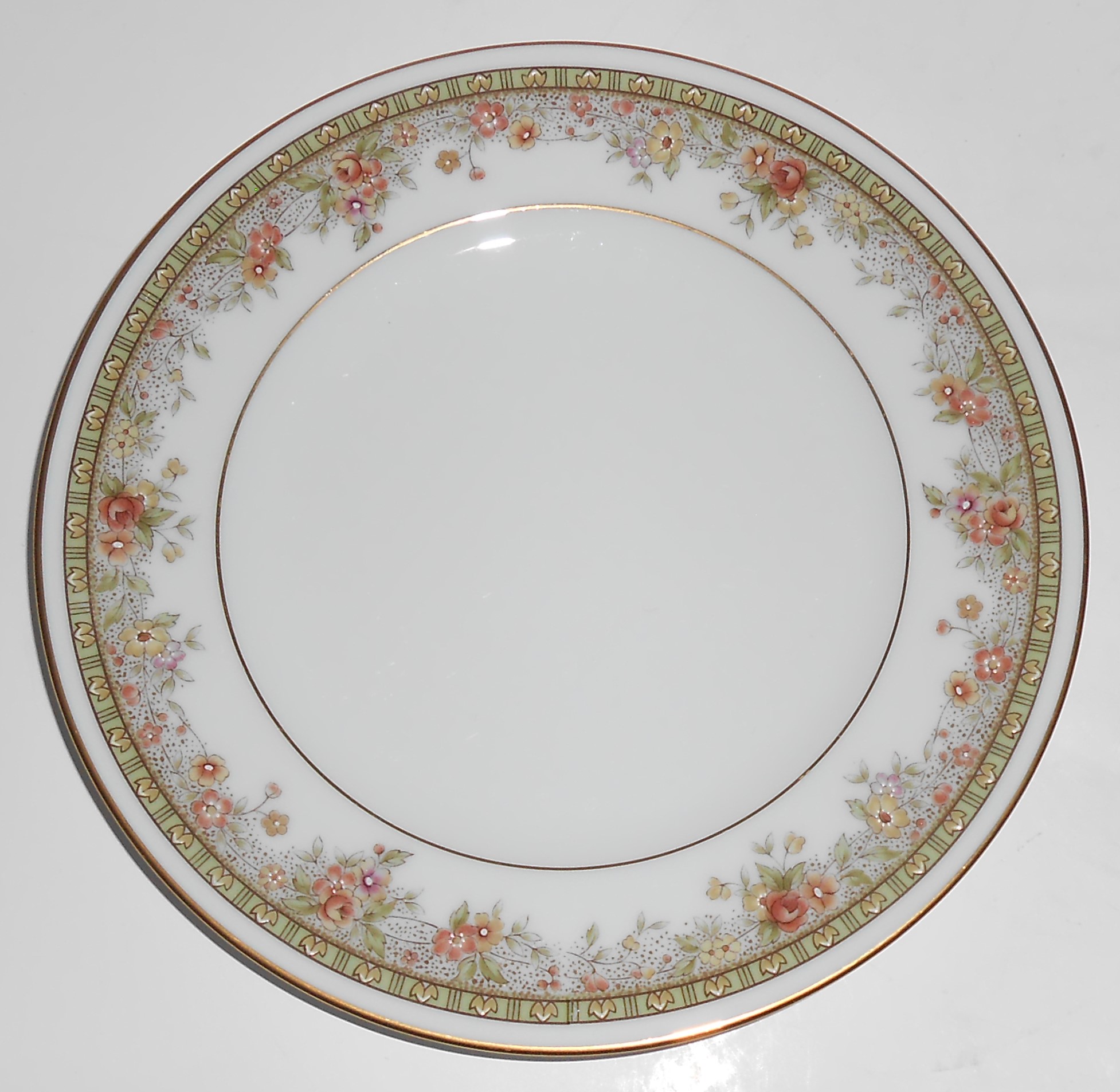 Noritake Porcelain China Morning Jewel Bread Plate