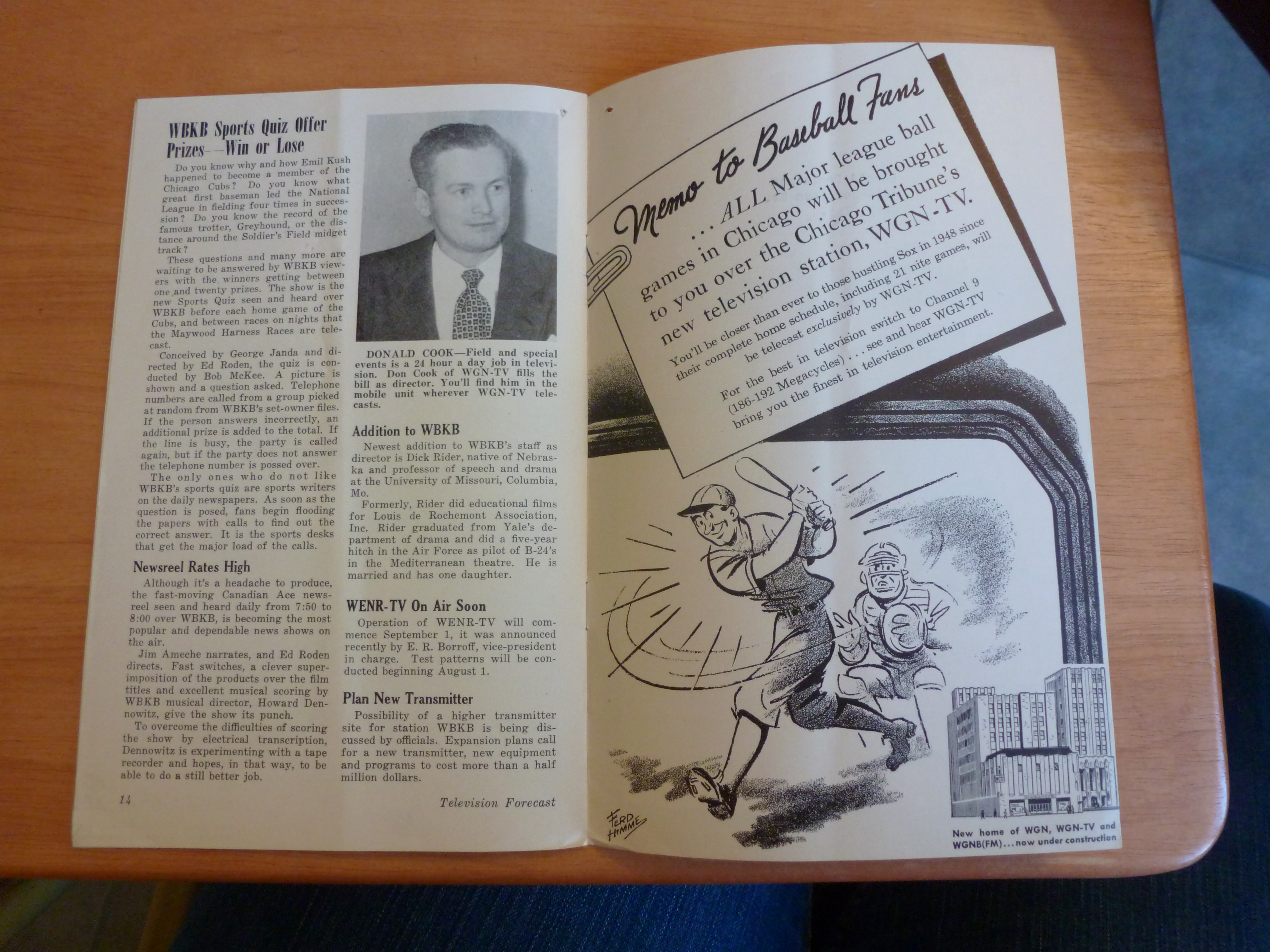 1948 Chicago Television Forecast Vol.1-#10 Gus Van
