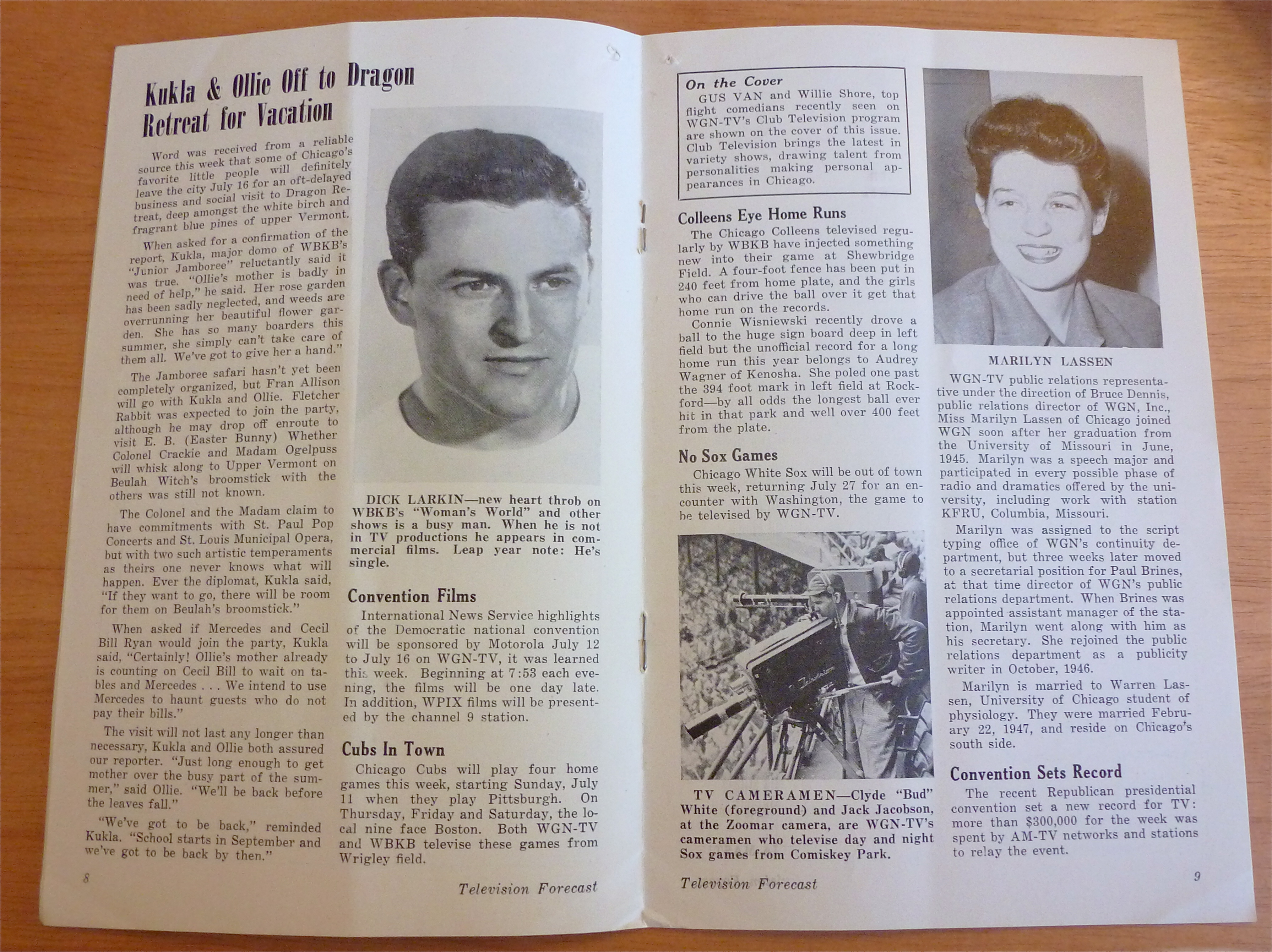 1948 Chicago Television Forecast Vol.1-#10 Gus Van