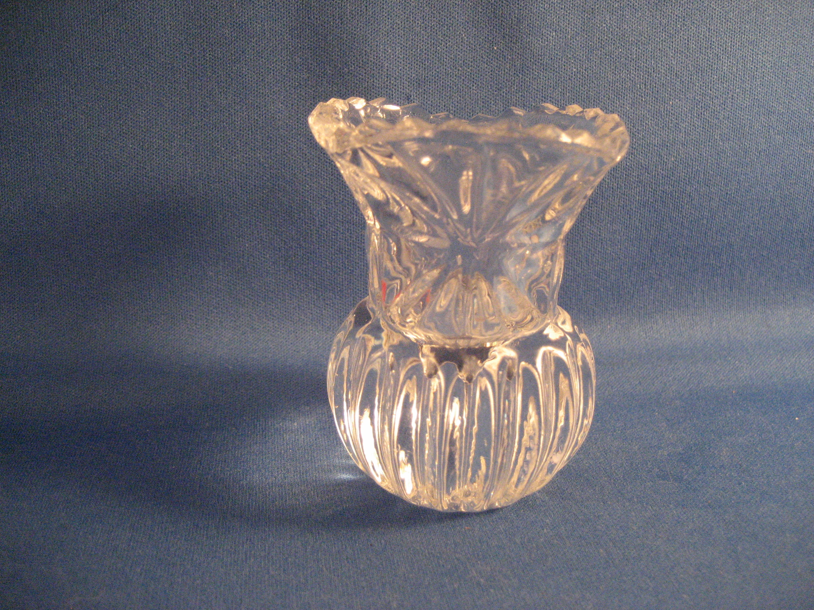 Cut Glass Tooth Pick Holder