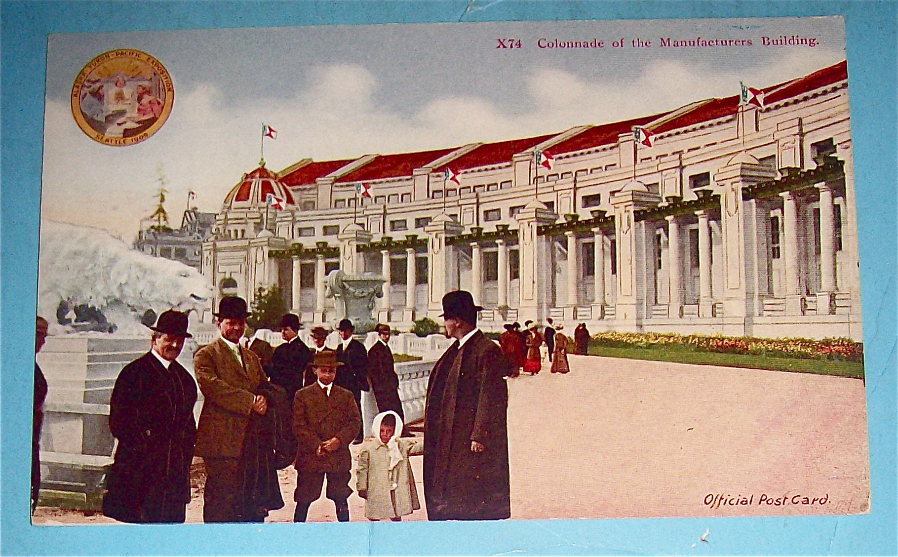 Colonnade Of The Manufacturers Building Postcard
