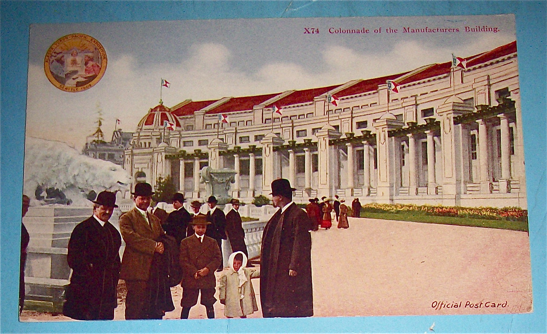Colonnade Of The Manufacturers Building Postcard