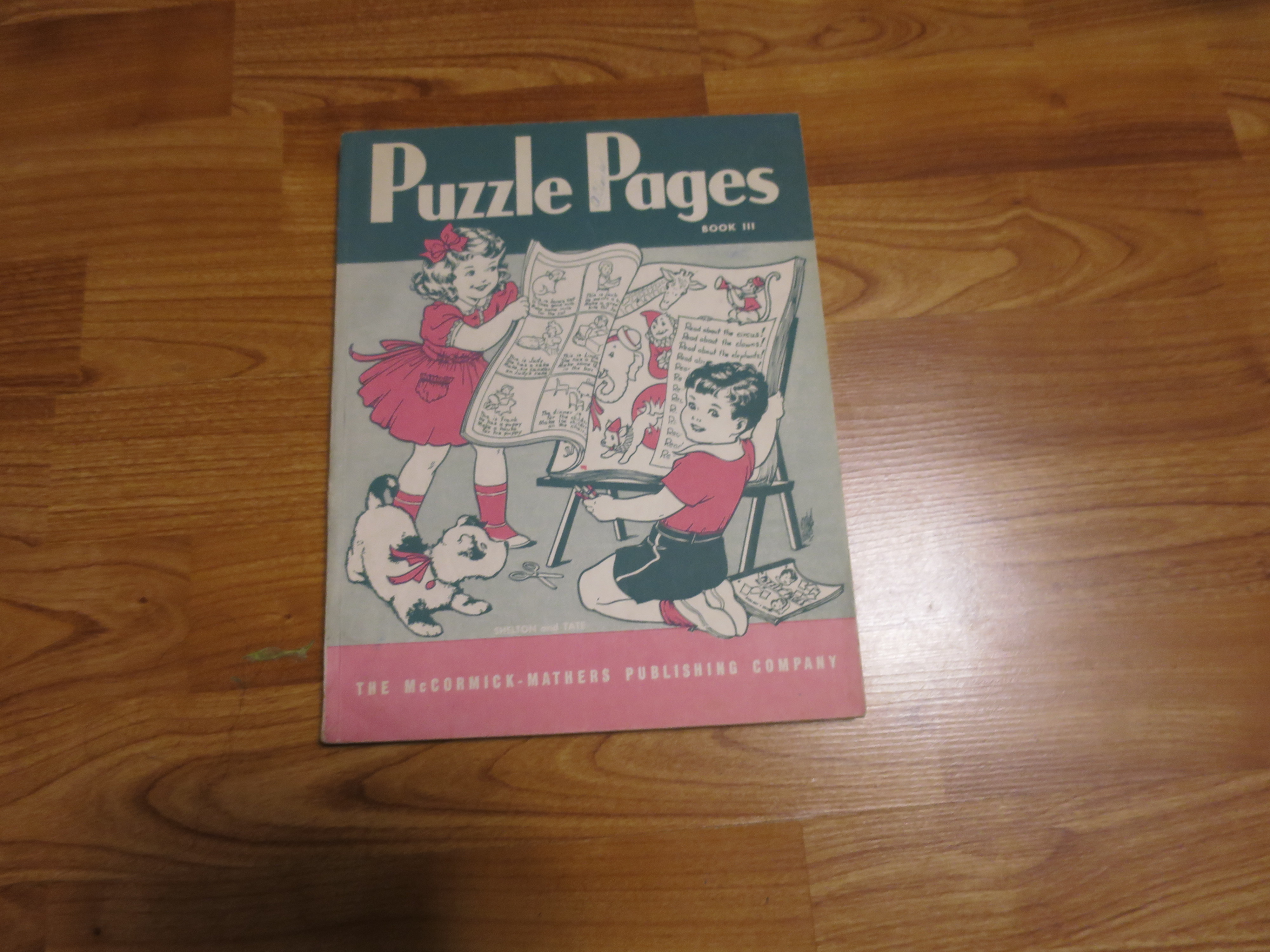 Puzzle Pages Book Set of 3 McCormick 1944