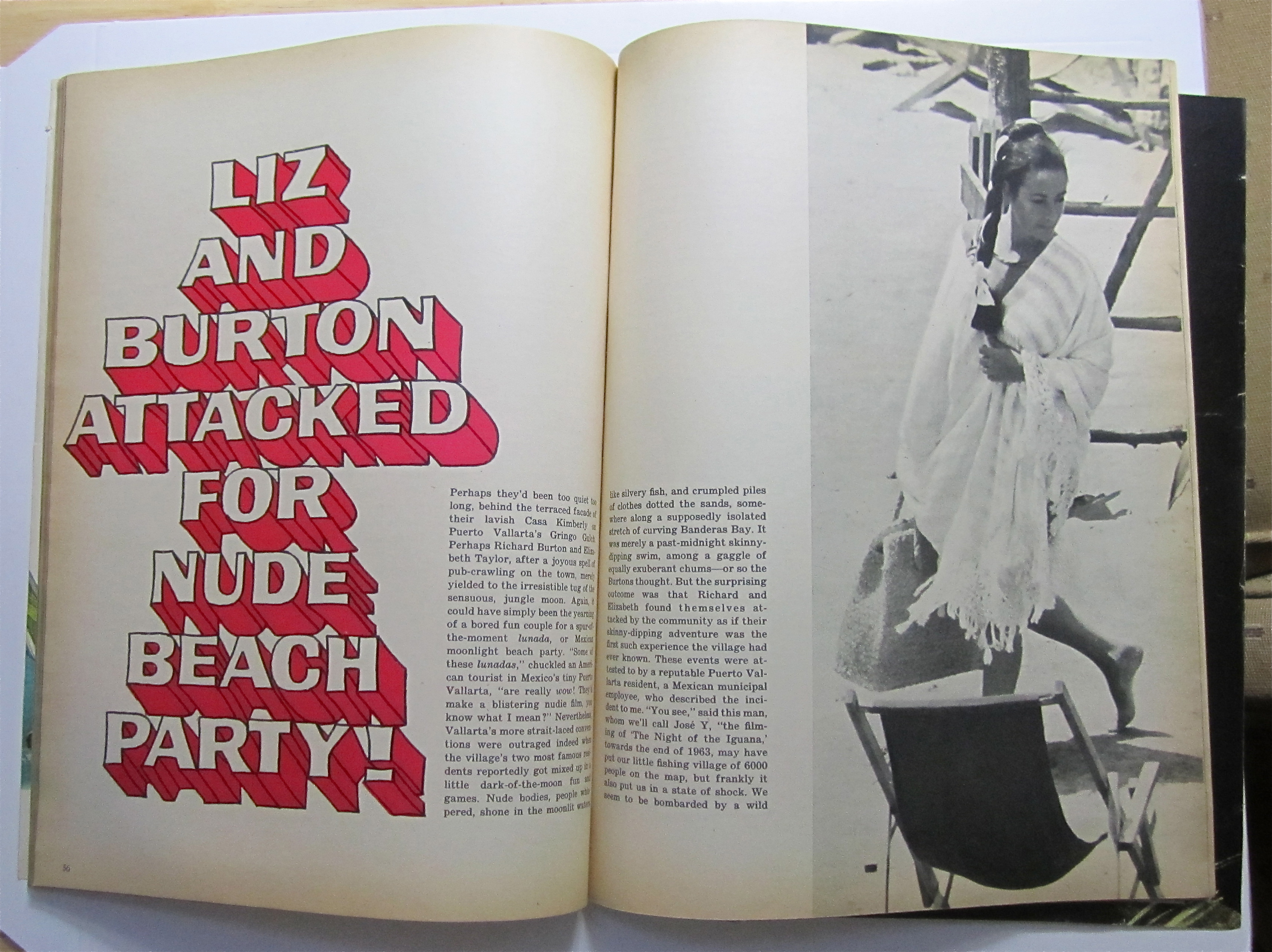 Photoplay Magazine August 1970 Liz & Burton