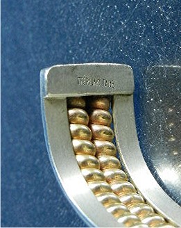Navajo Sterling Silver 1/20 Gold Fill  Cuff Tahe