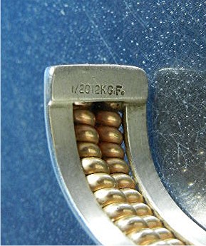 Navajo Sterling Silver 1/20 Gold Fill  Cuff Tahe