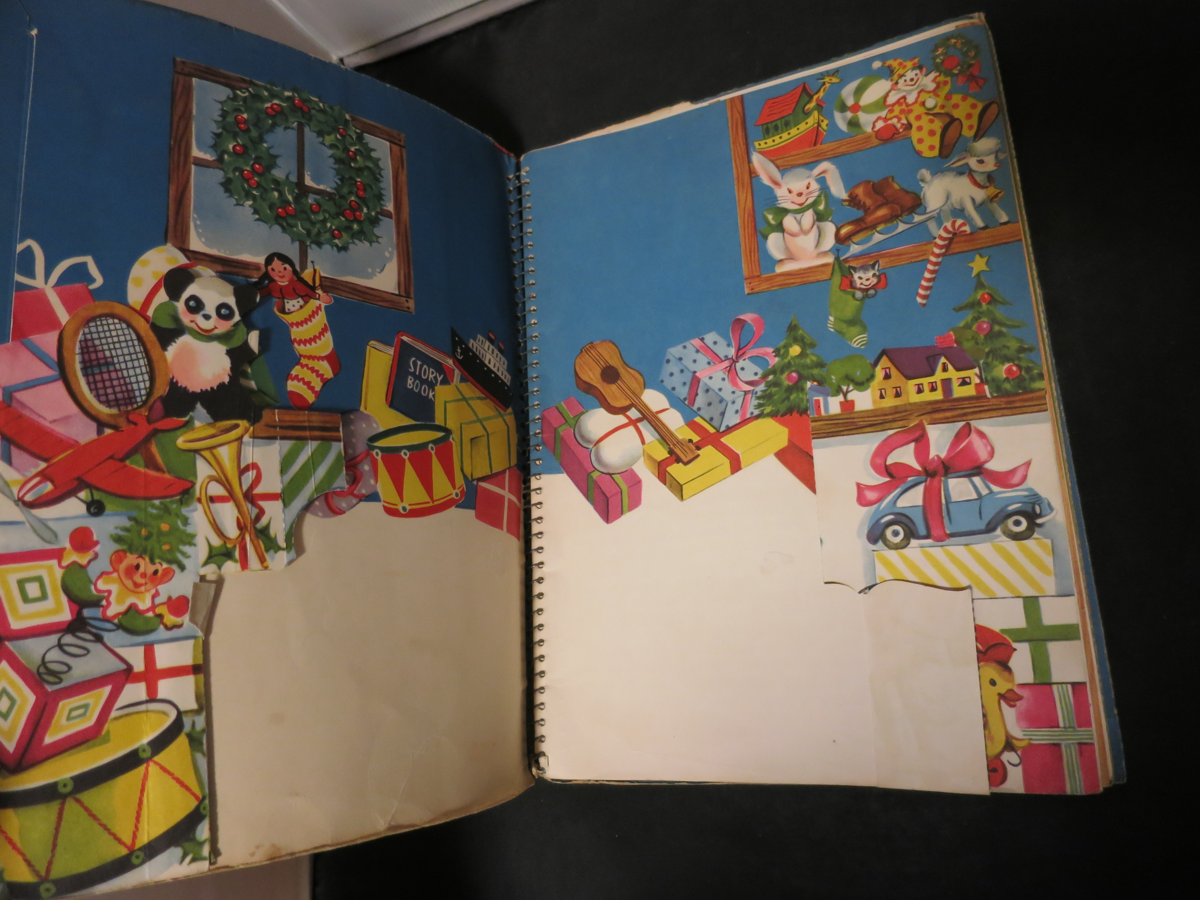 Santa's Workshop Book White Plains Greeting Card Corp.