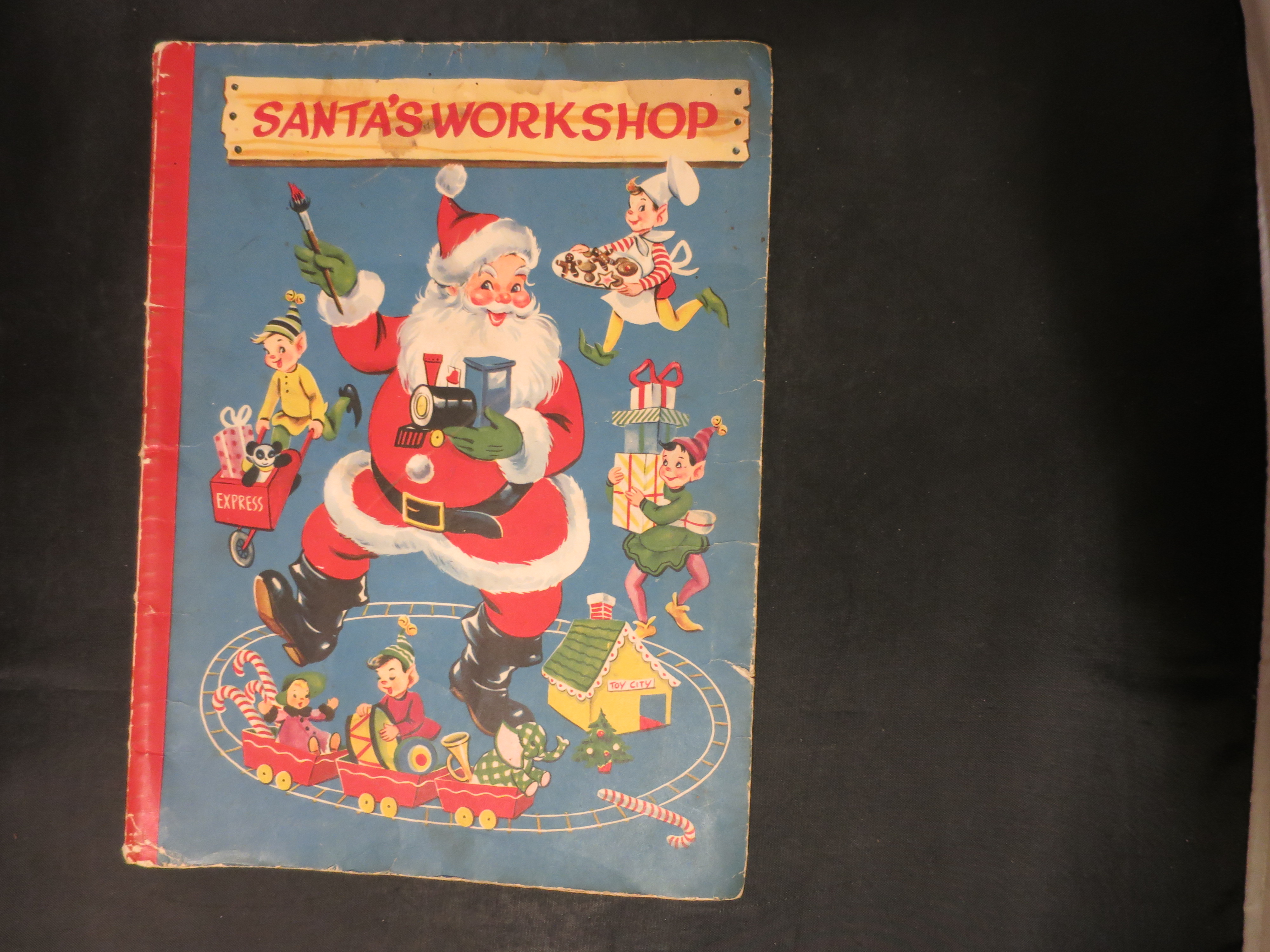 Santa's Workshop Book White Plains Greeting Card Corp.