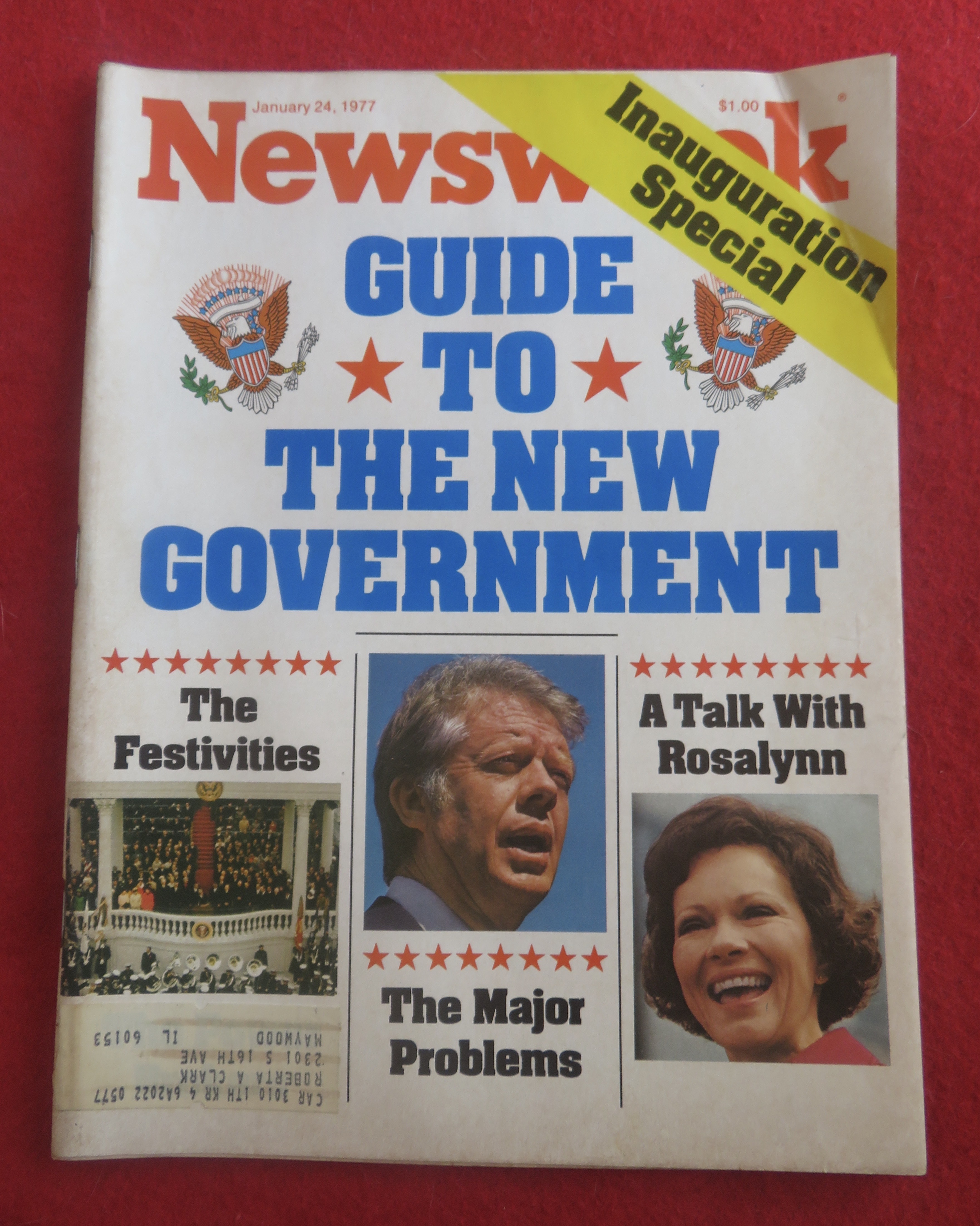 Newsweek Magazine January 24, 1977 Guide To Government