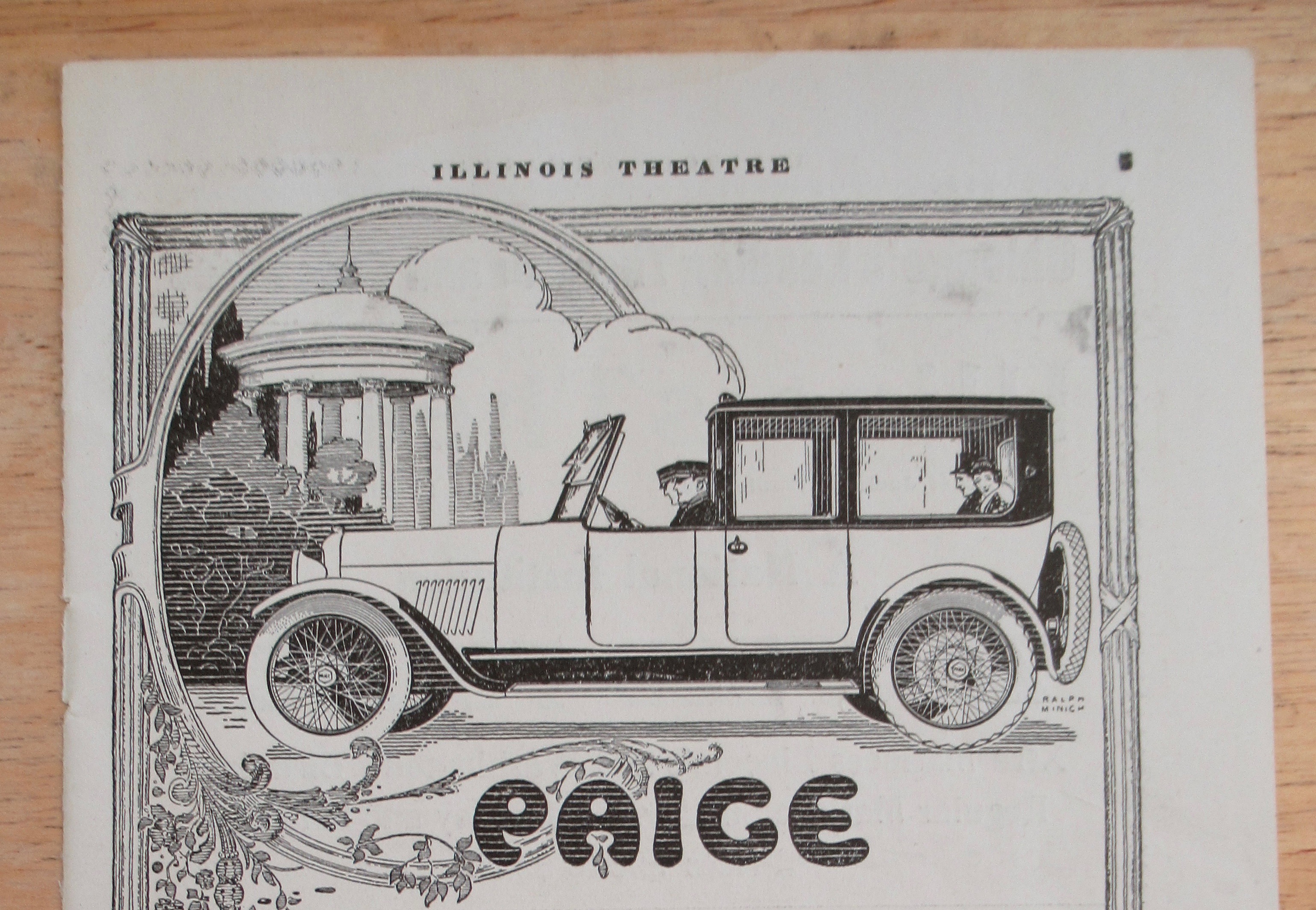 1918 Paige Automobile with Town Car Six 55