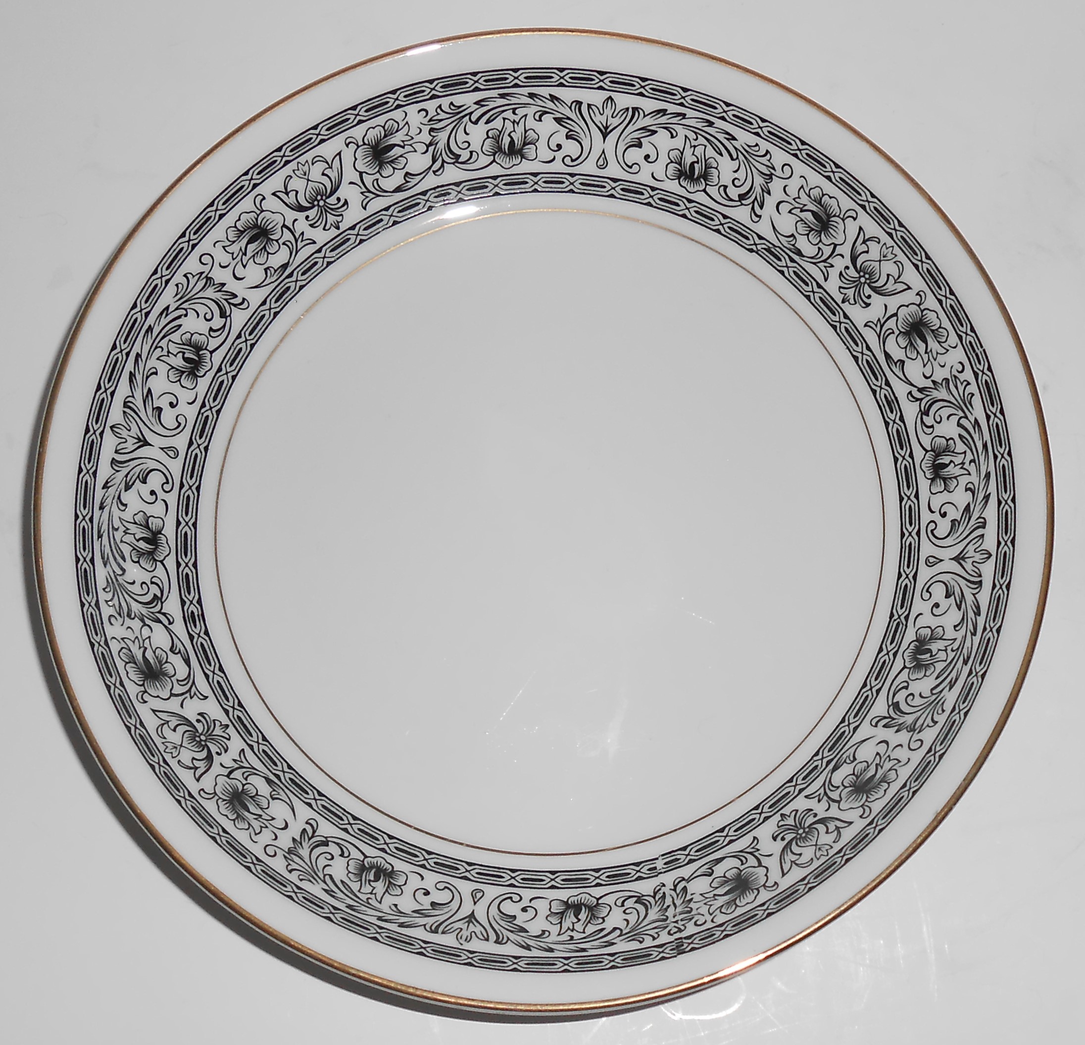 Bristol China Gold Band Tribute Soup Bowl