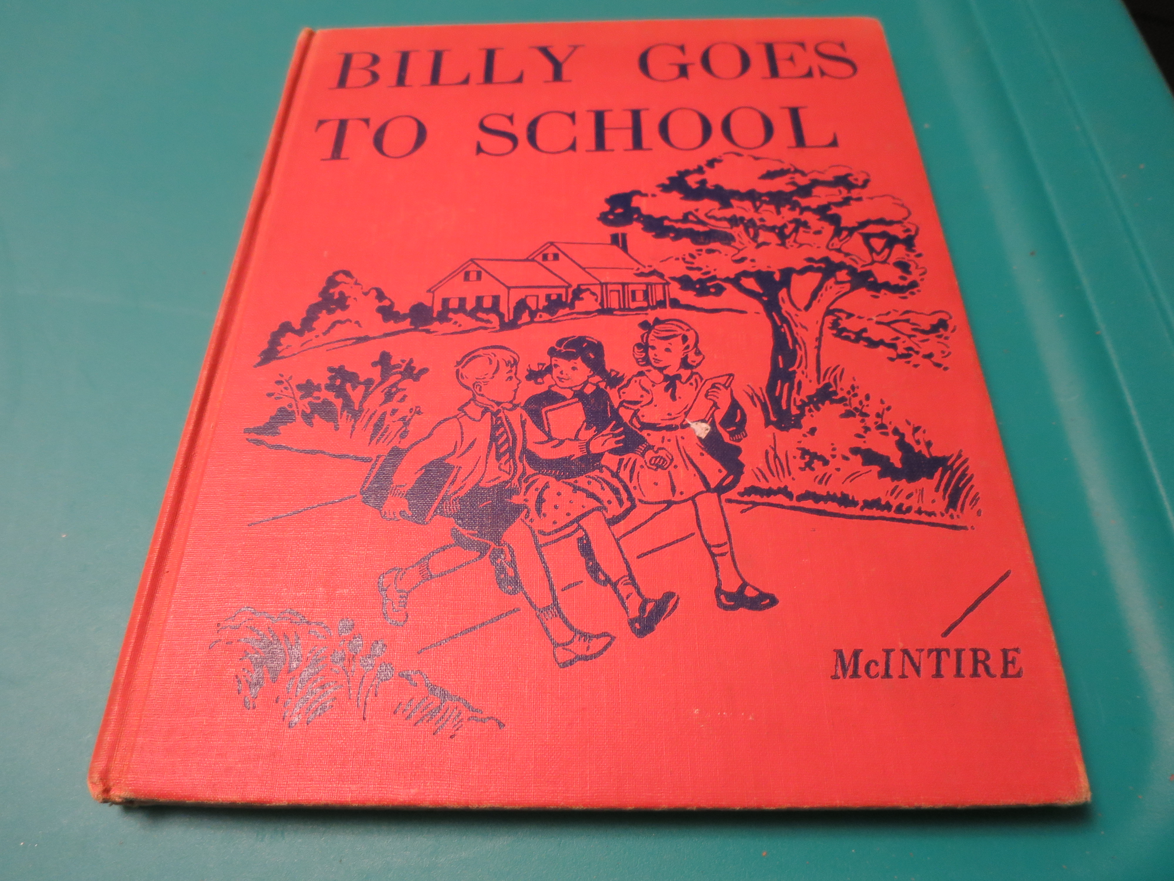 Billy Goes to School book by Alta McIntire 1949