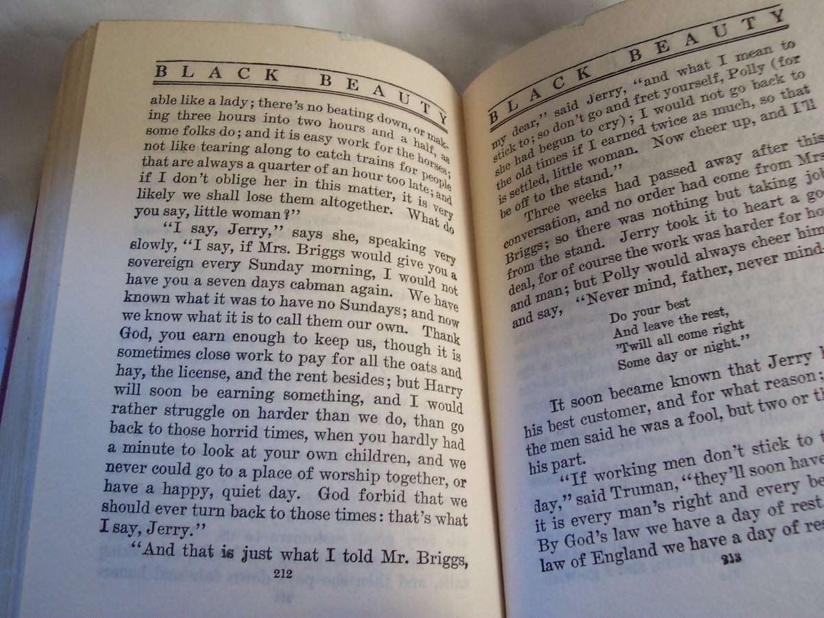 Black Beauty autobiography of a Horse Anna Sewell 1965
