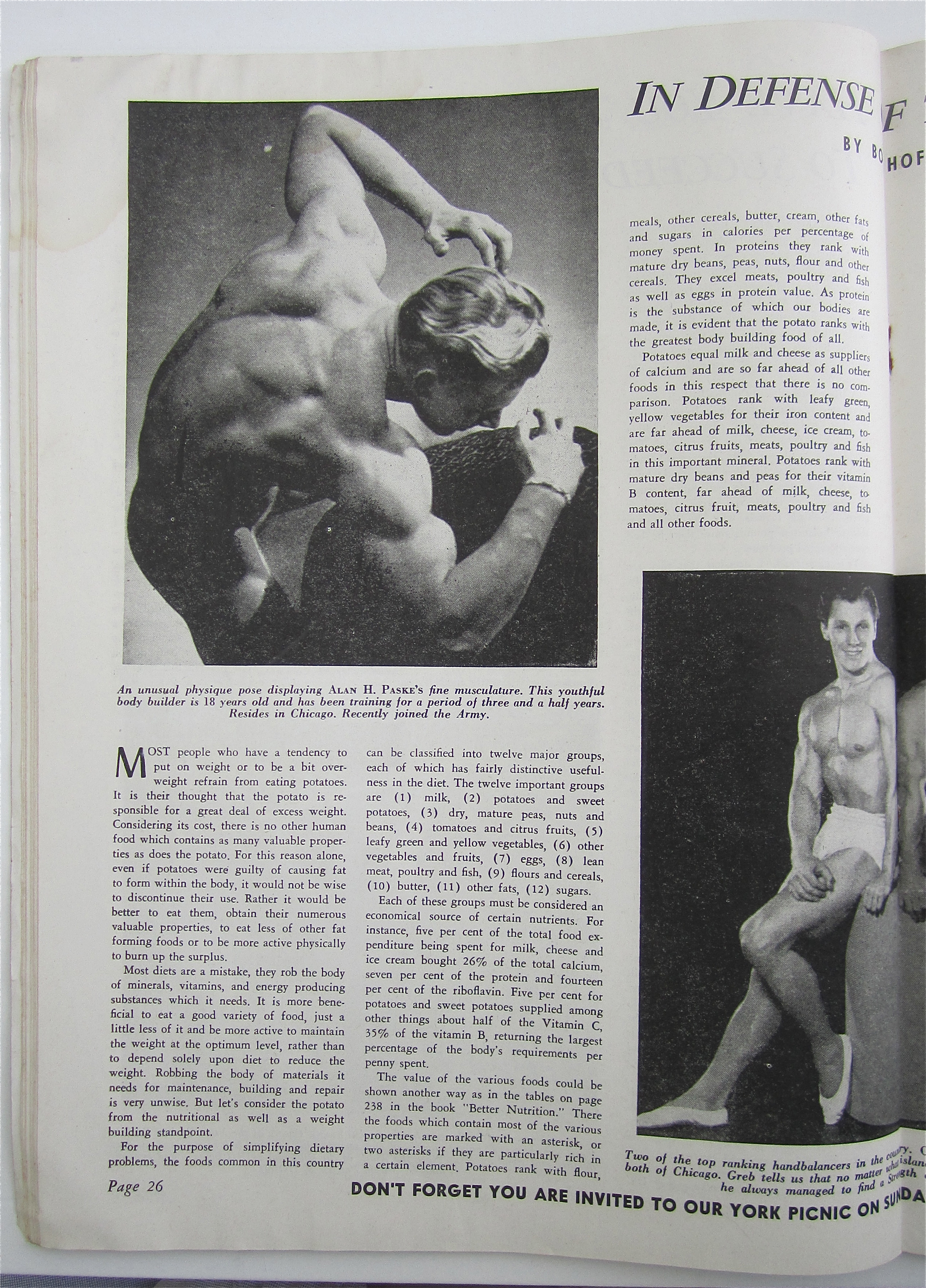 Strength & Health Magazine August 1946 Al Stephan