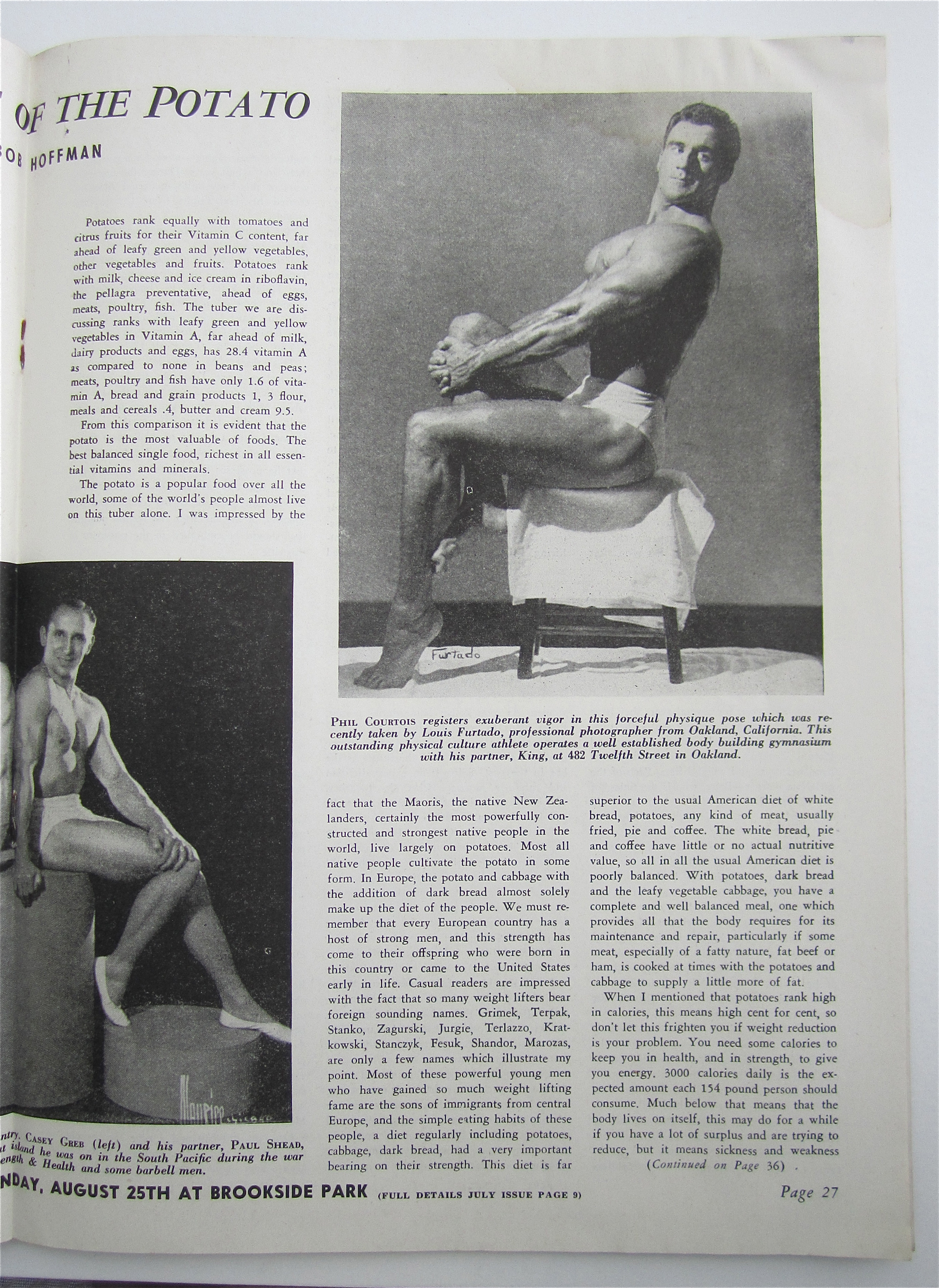 Strength & Health Magazine August 1946 Al Stephan