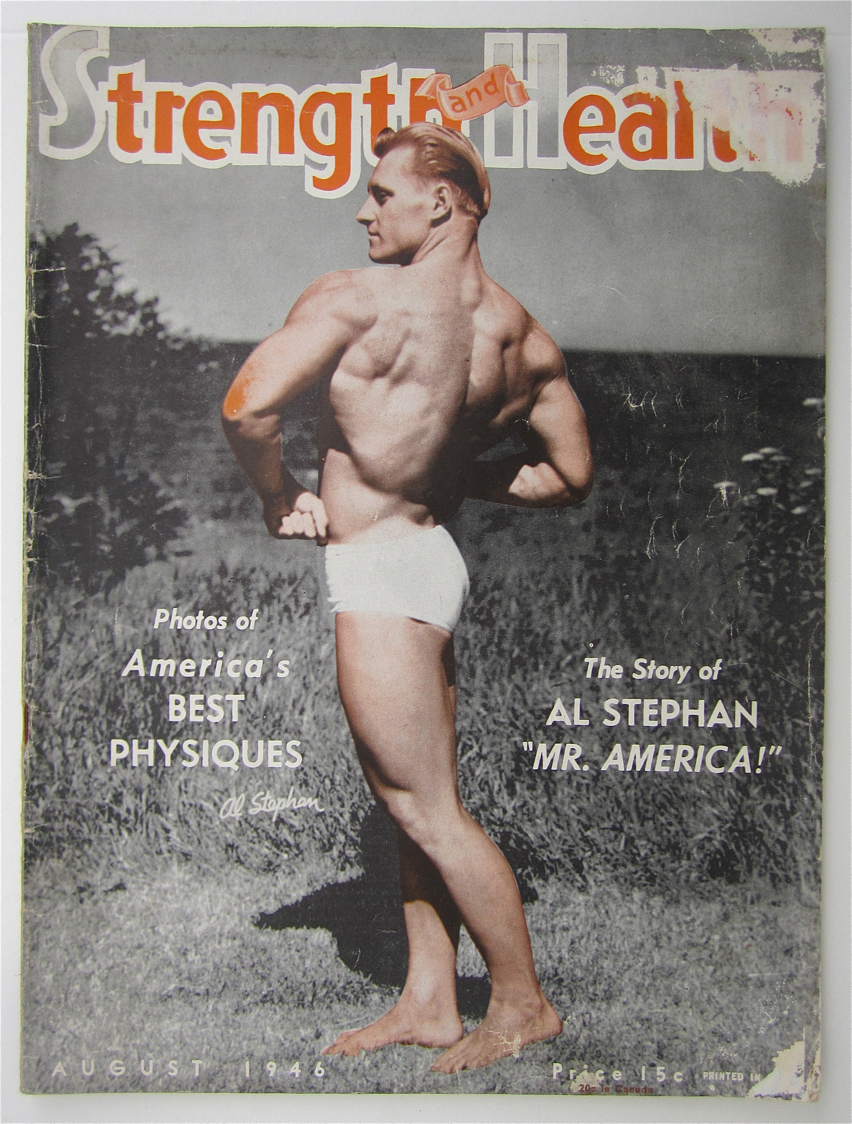 Strength & Health Magazine August 1946 Al Stephan