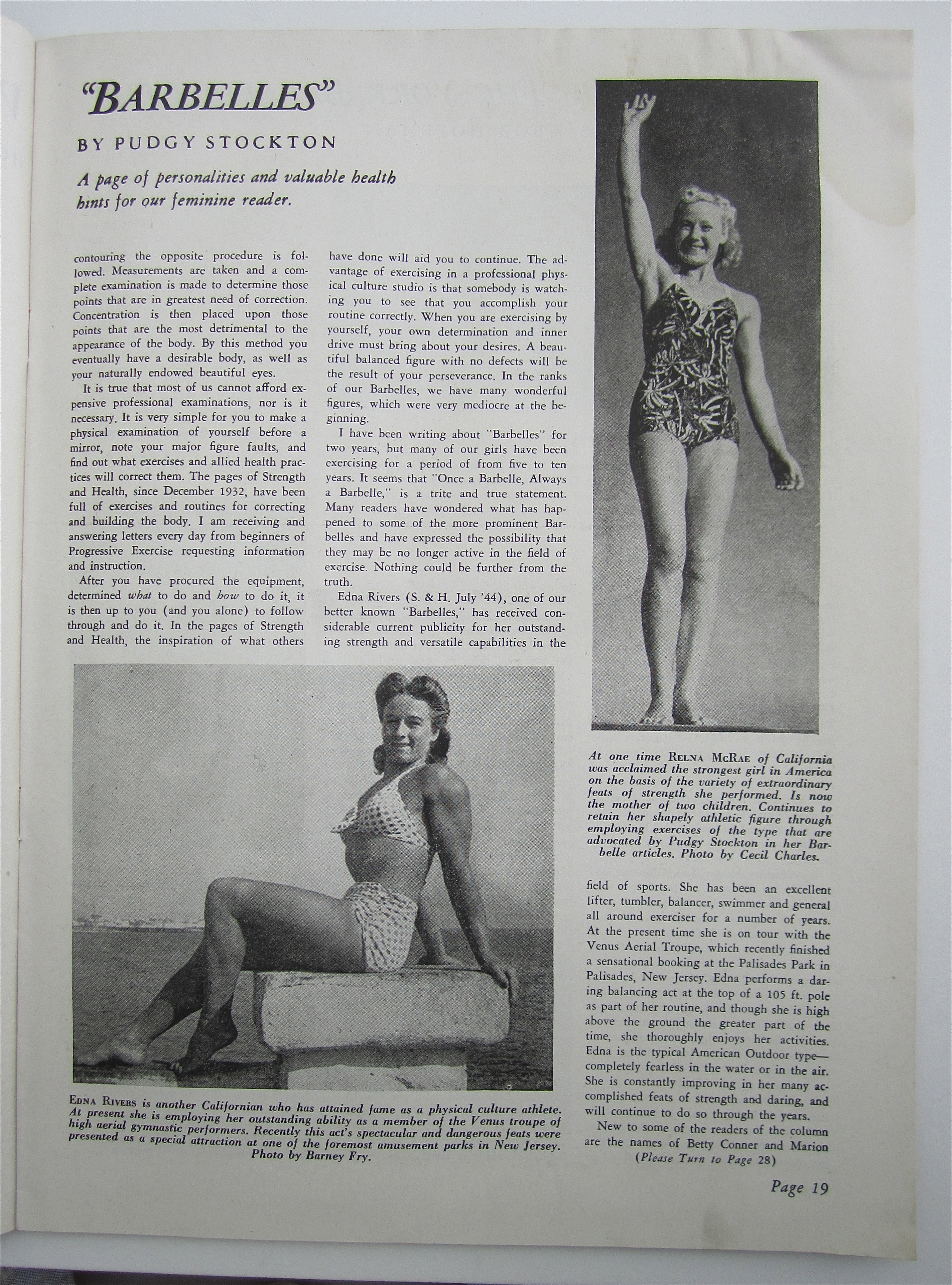 Strength & Health Magazine August 1946 Al Stephan