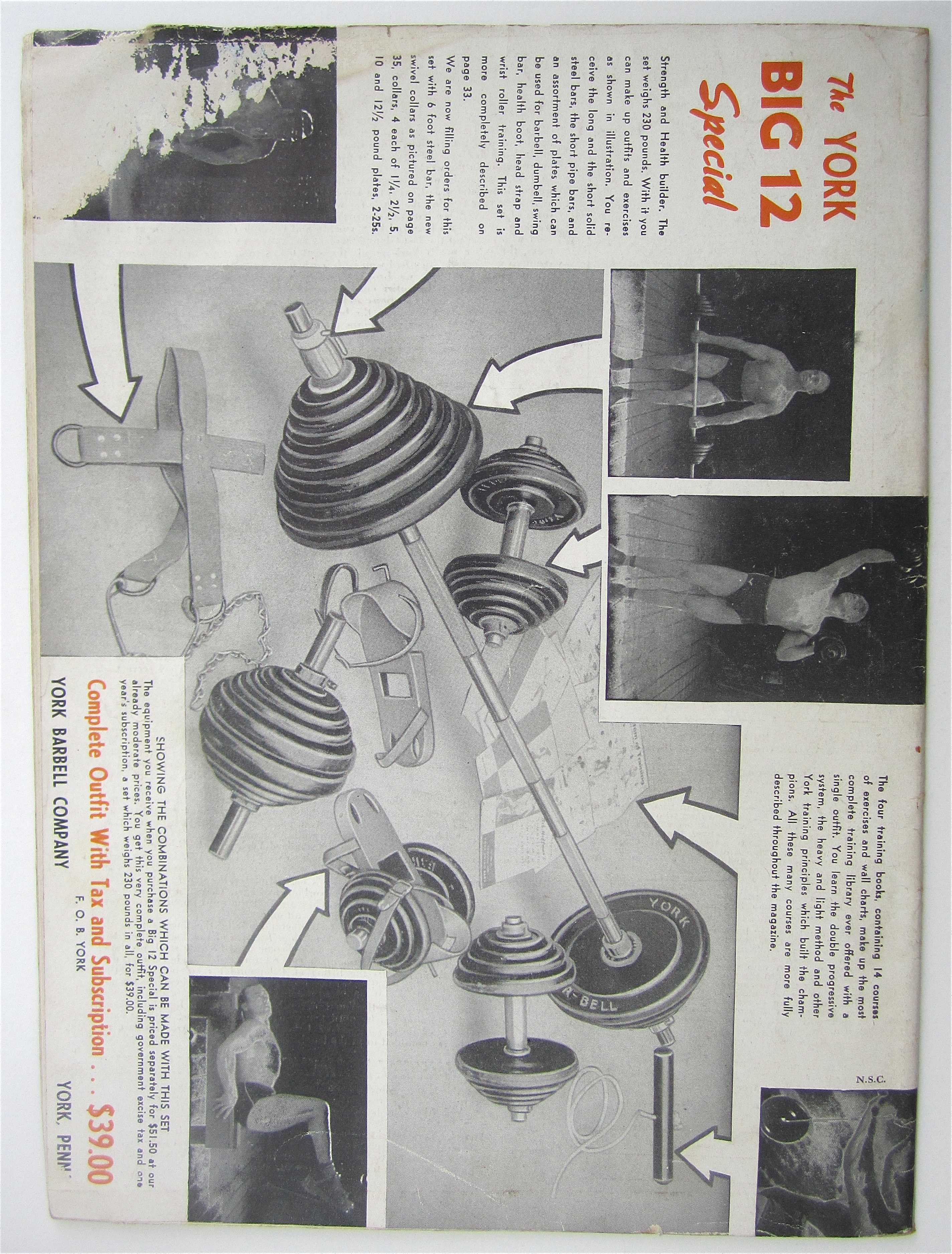 Strength & Health Magazine August 1946 Al Stephan