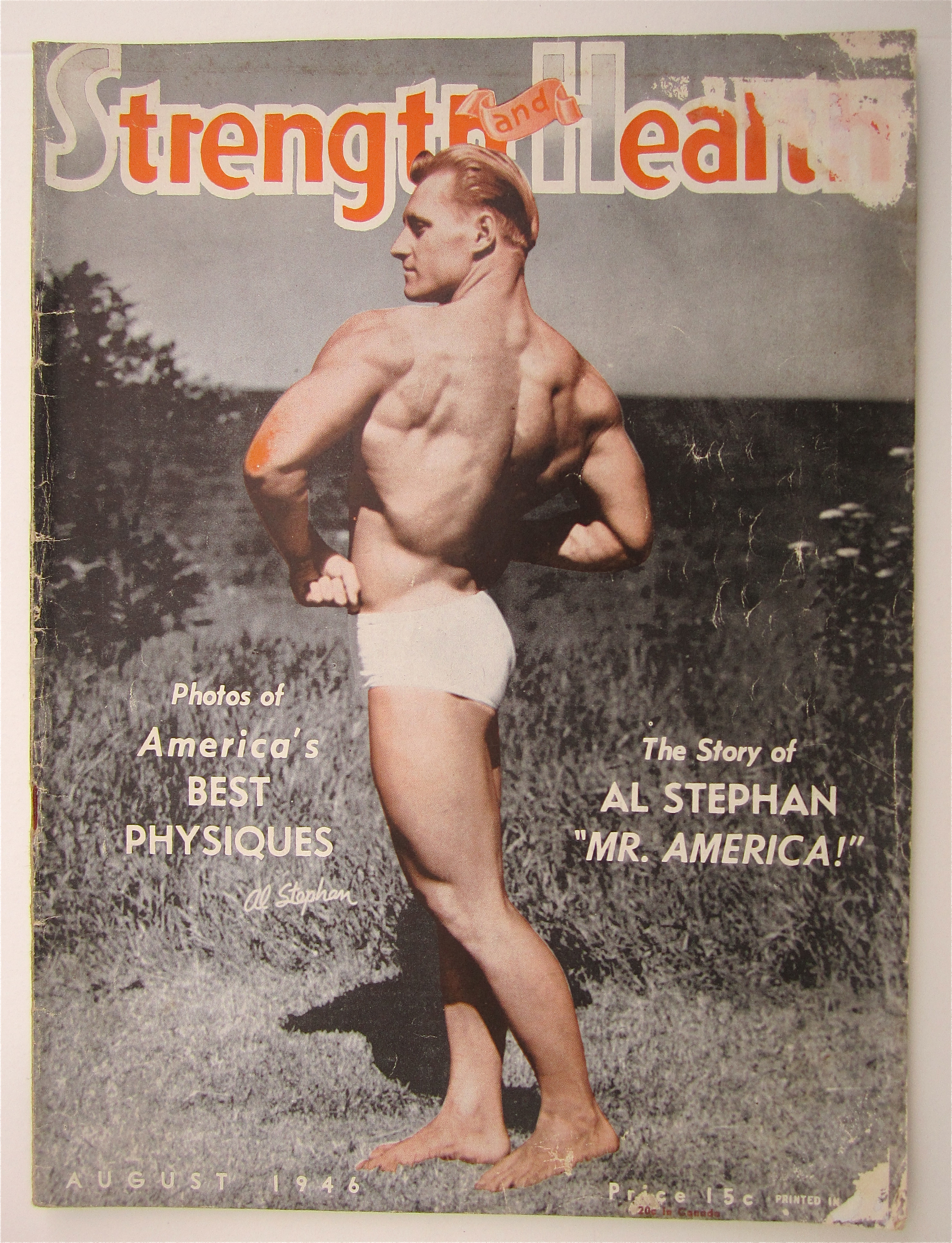 Strength & Health Magazine August 1946 Al Stephan