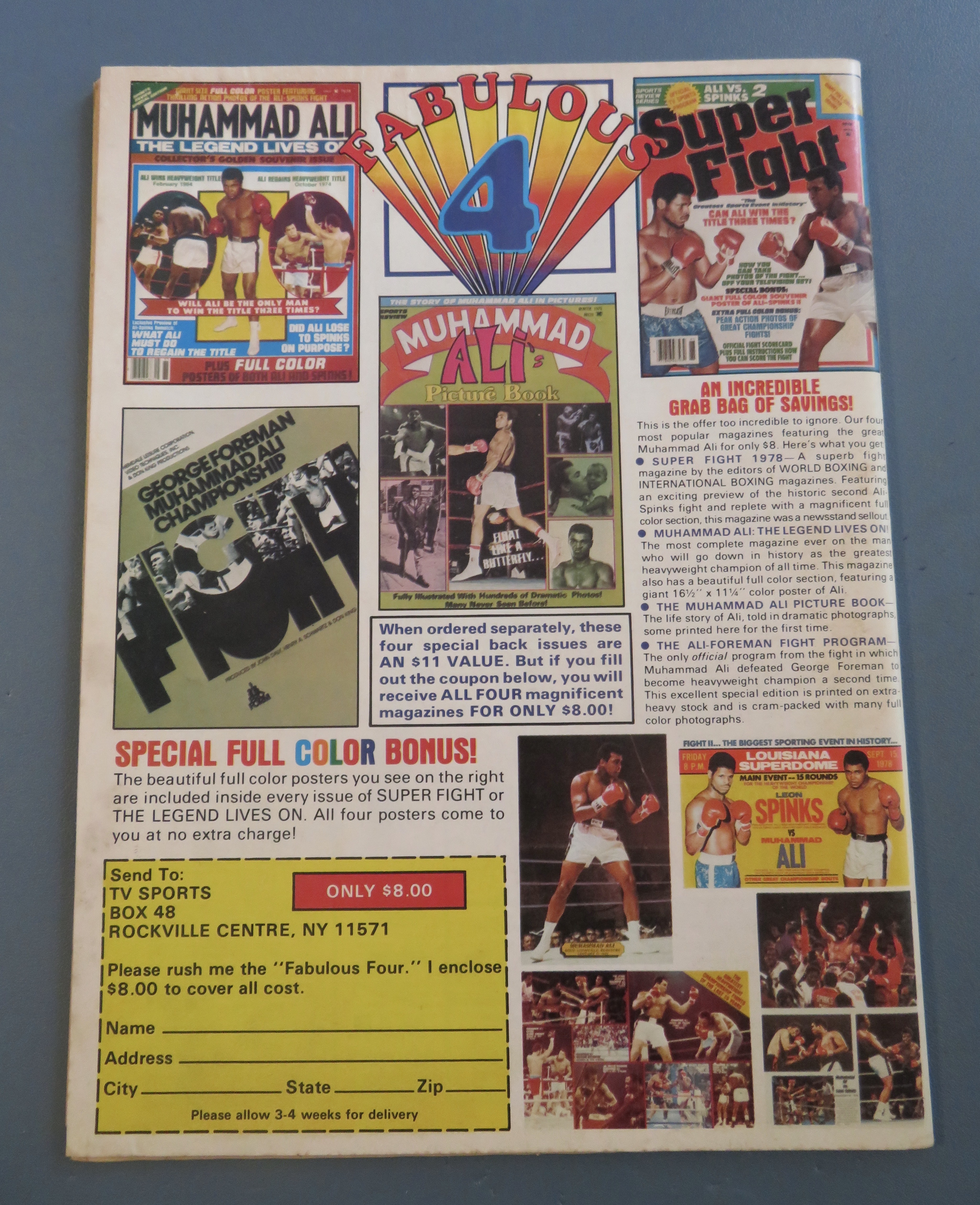 Big Book Of Boxing Magazine March 1979 Muhammad Ali