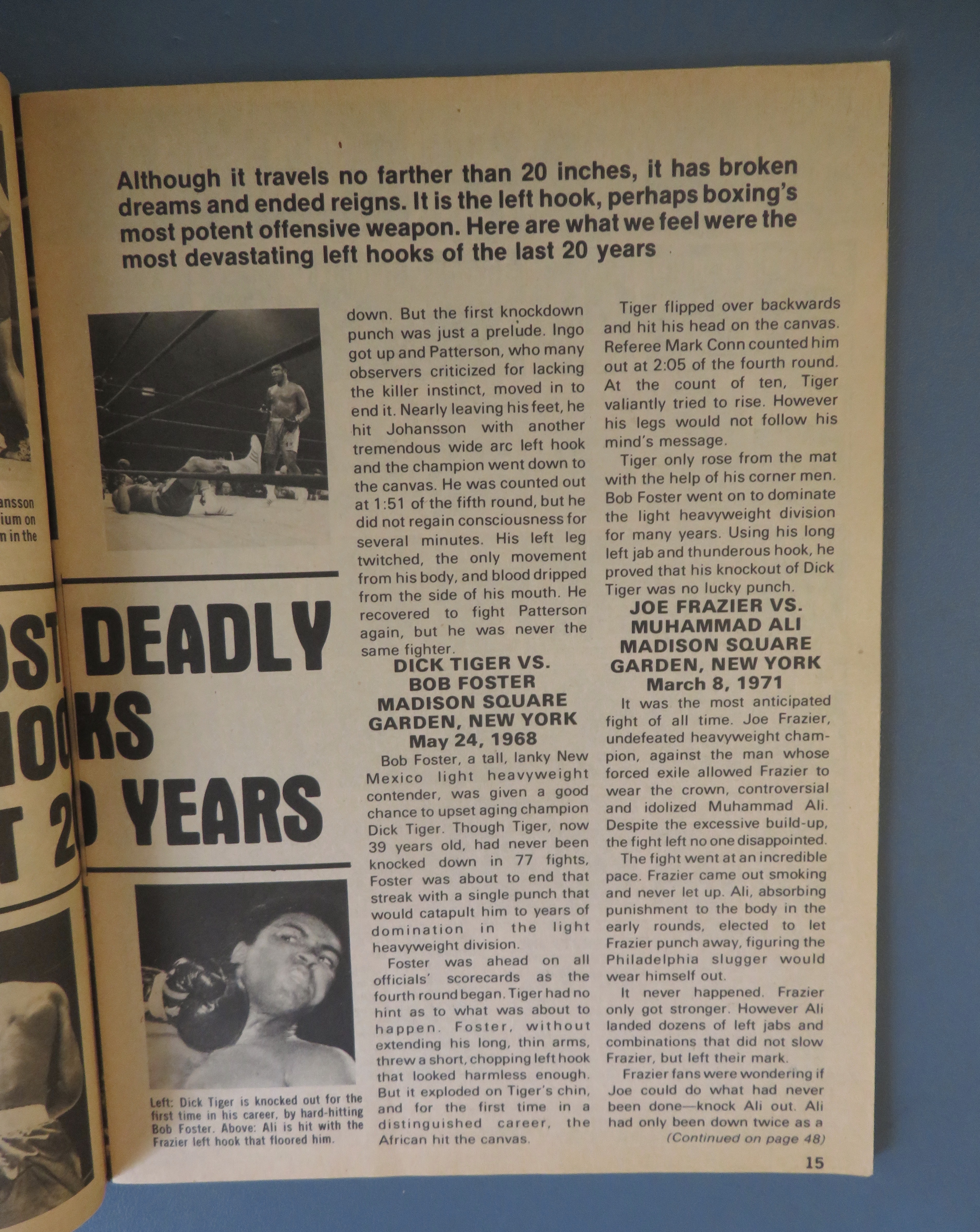 Big Book Of Boxing Magazine March 1979 Muhammad Ali