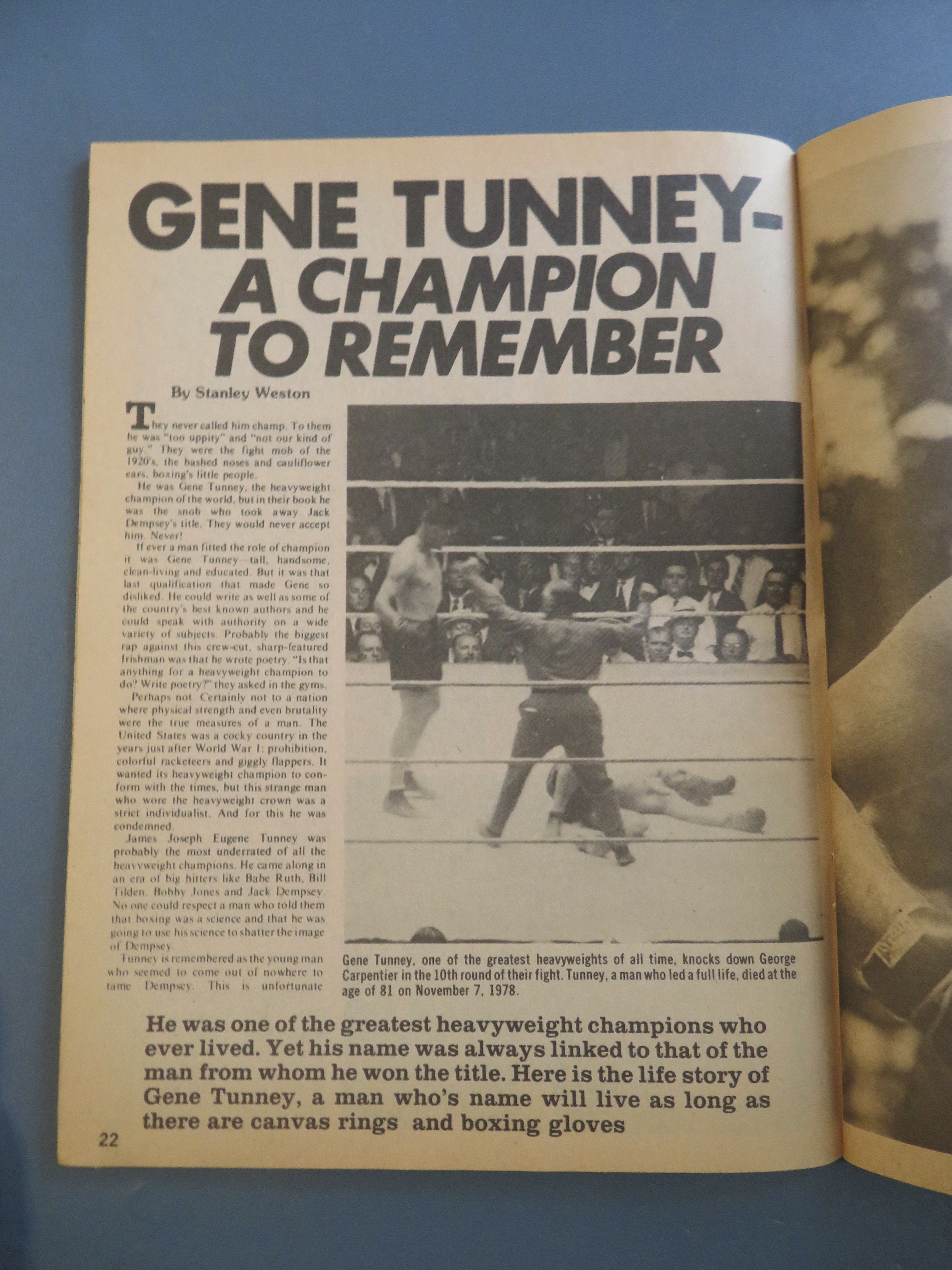 Big Book Of Boxing Magazine March 1979 Muhammad Ali