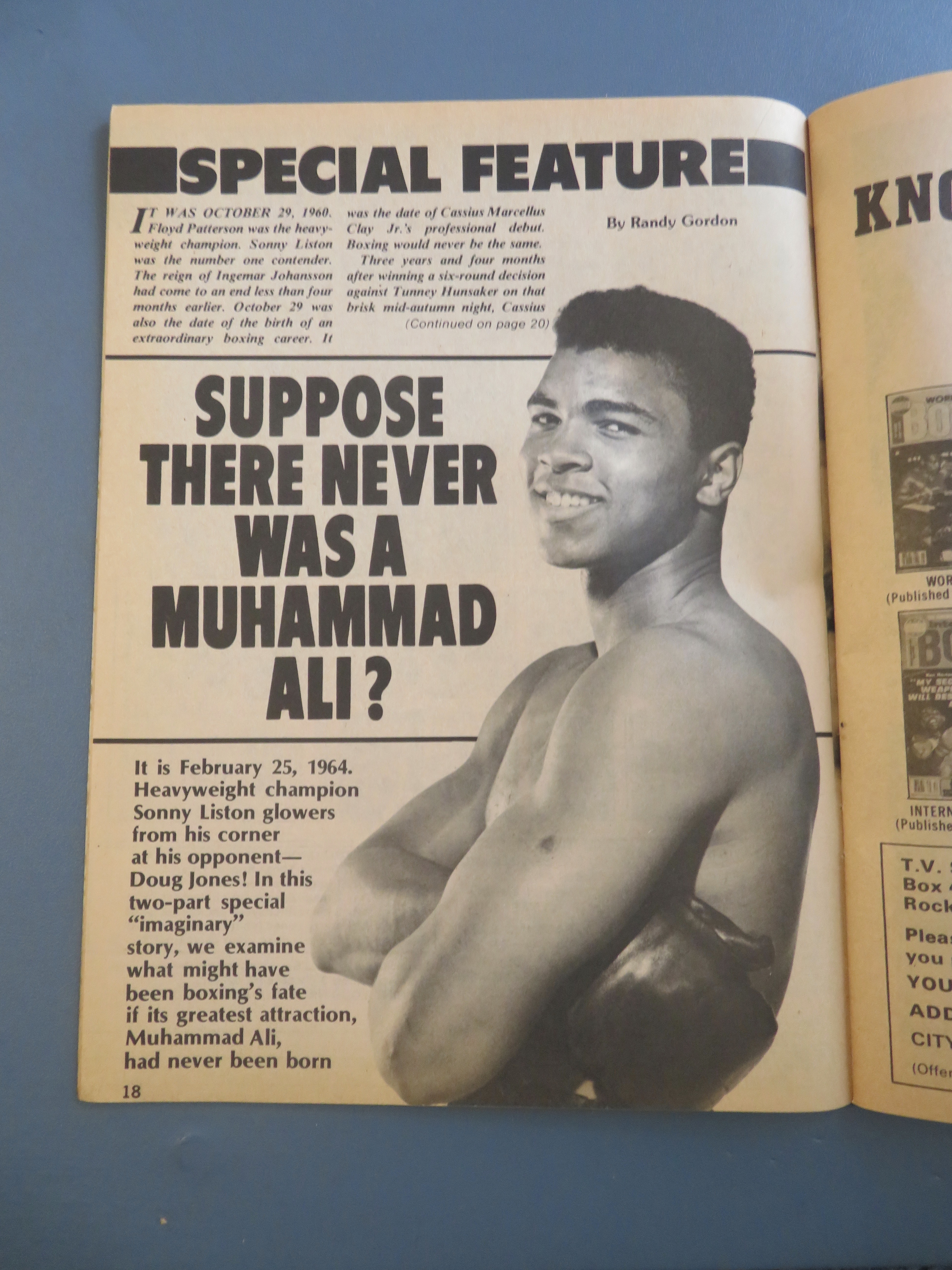 Big Book Of Boxing Magazine March 1979 Muhammad Ali