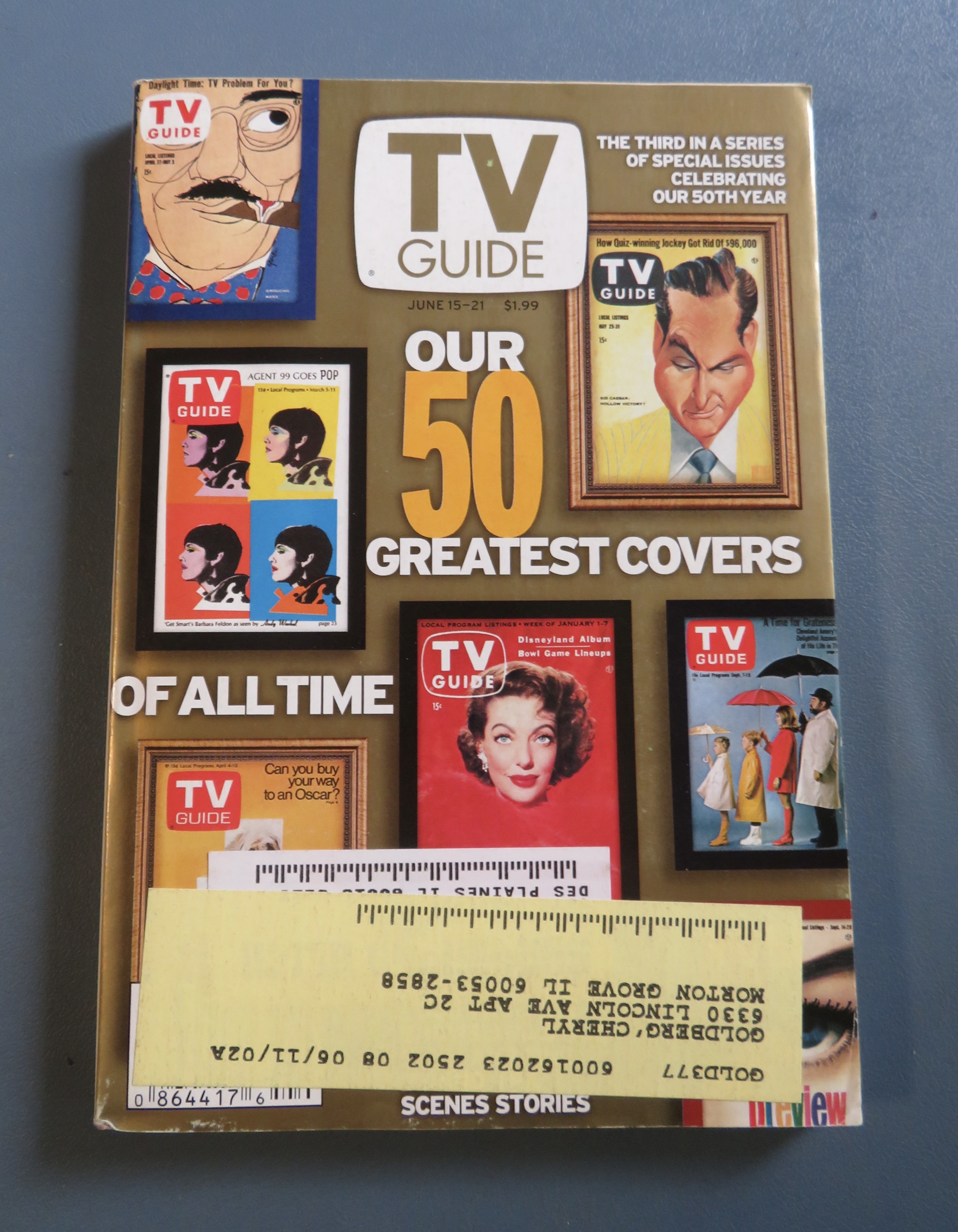 TV Guide June 15 - 21, 2002 Our 50 Greatest Covers
